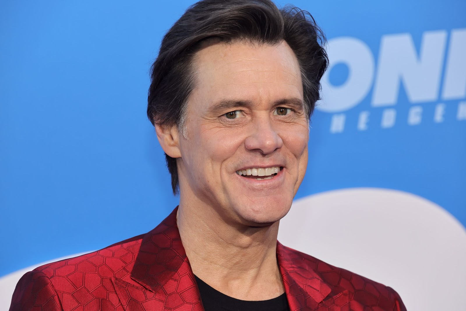 Jim Carrey bei der Premierenvorführung von "Sonic The Hedgehog 2" am 5. April 2022 in Los Angeles, Kalifornien. | Quelle: Getty Images