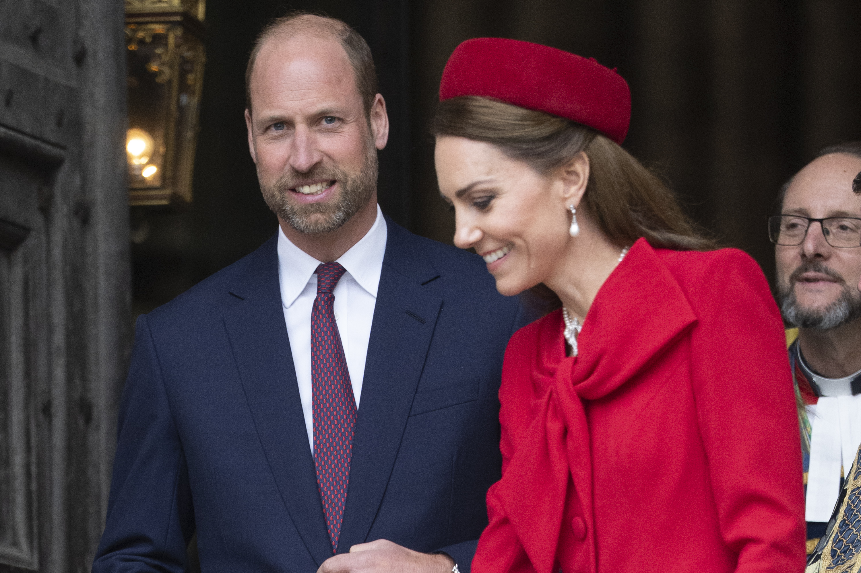 Prinz William und Prinzessin Catherine sind beim Gottesdienst zum Commonwealth Day 2025 in der Westminster Abbey am 10. März 2025 in London, England, zu sehen | Quelle: Getty Images