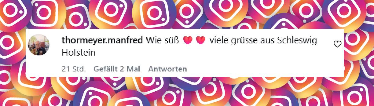 Fans kommentieren Esthers aktuellen Instagram-Post | Quelle: https://www.instagram.com/p/DbTPPvNDTMM/?img_index=1