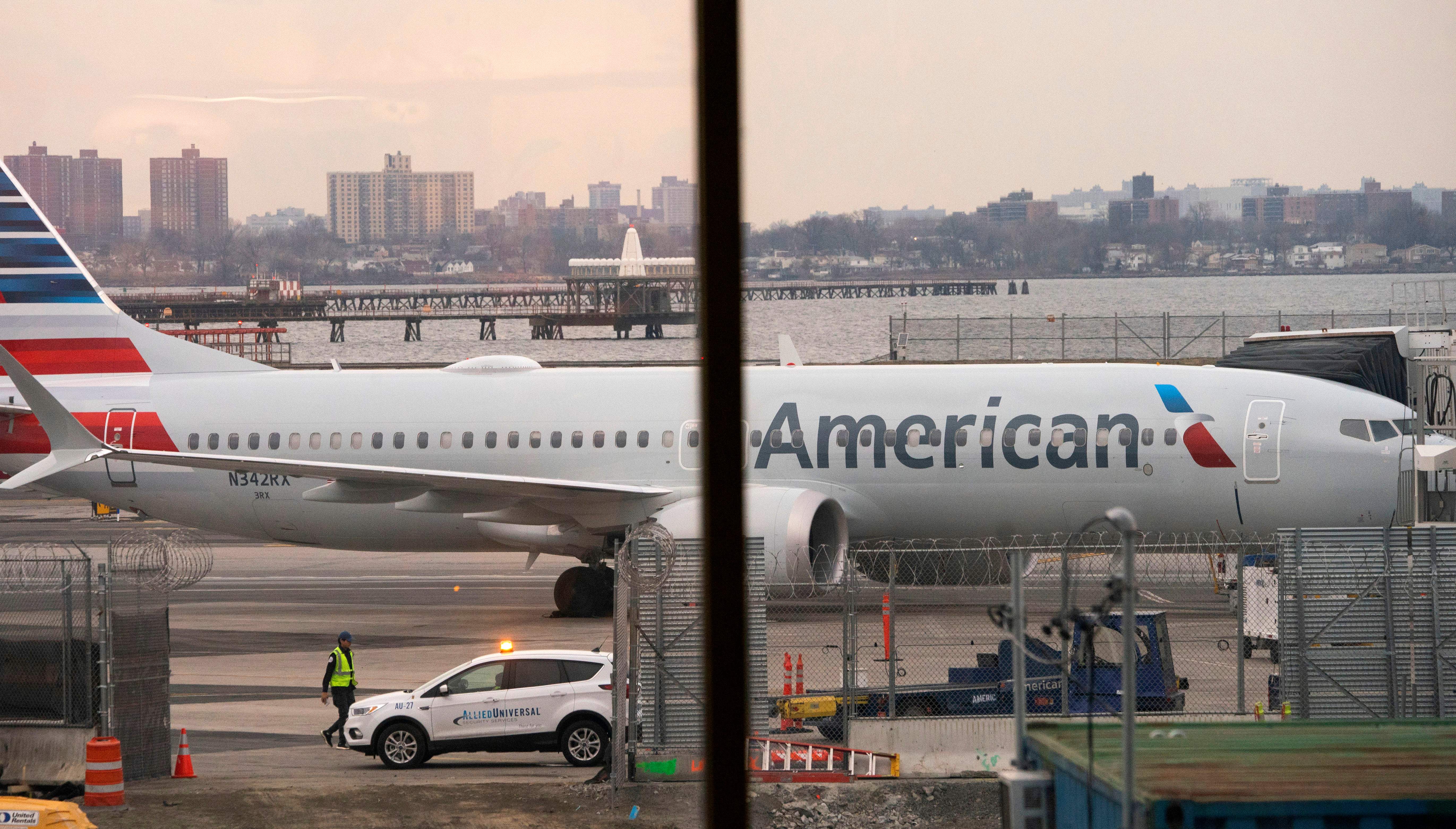 Ein Flugzeug der American Airlines 737 Max. | Quelle: Getty Images