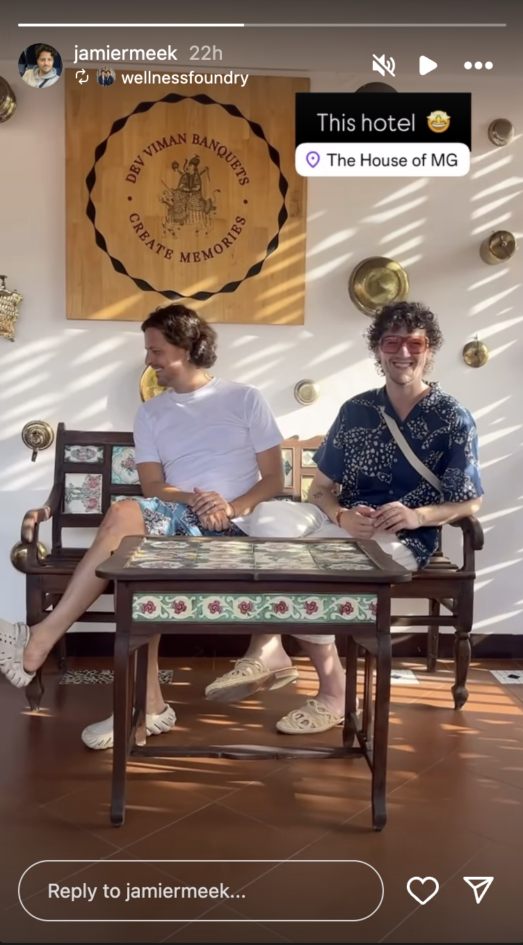 Jamie Meek und Fiongal Greenlaw-Meek, aus einem am 12. Juni 2025 geteilten Beitrag | Quelle: Instagram/jamiermeek