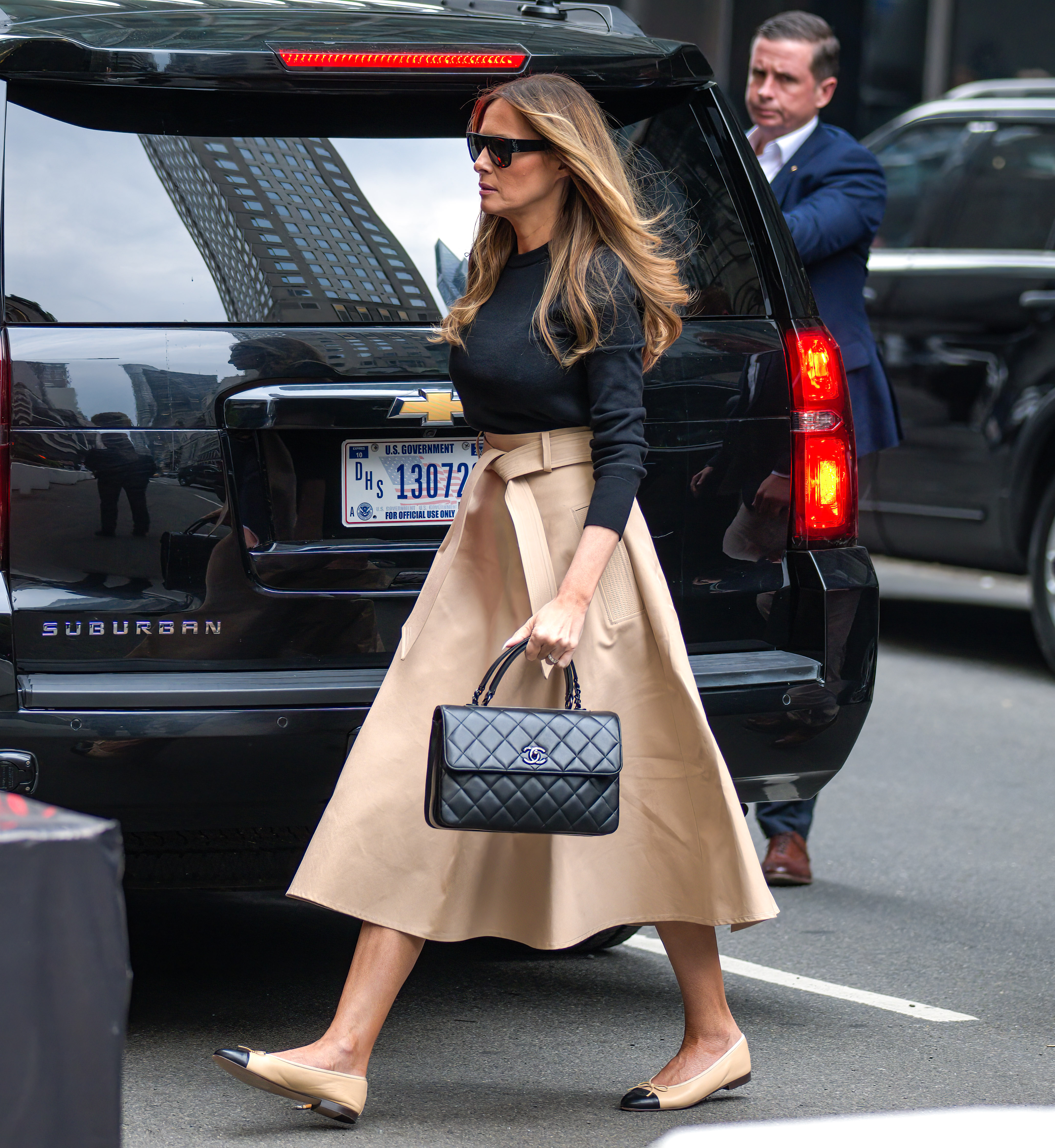 Melania Trump wird am 8. Juni 2023 in Manhattan gesichtet. | Quelle: Getty Images