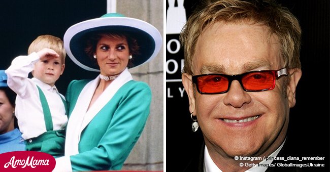 Elton John verrät, was Prinz Harry von Prinzessin Diana geerbt hat