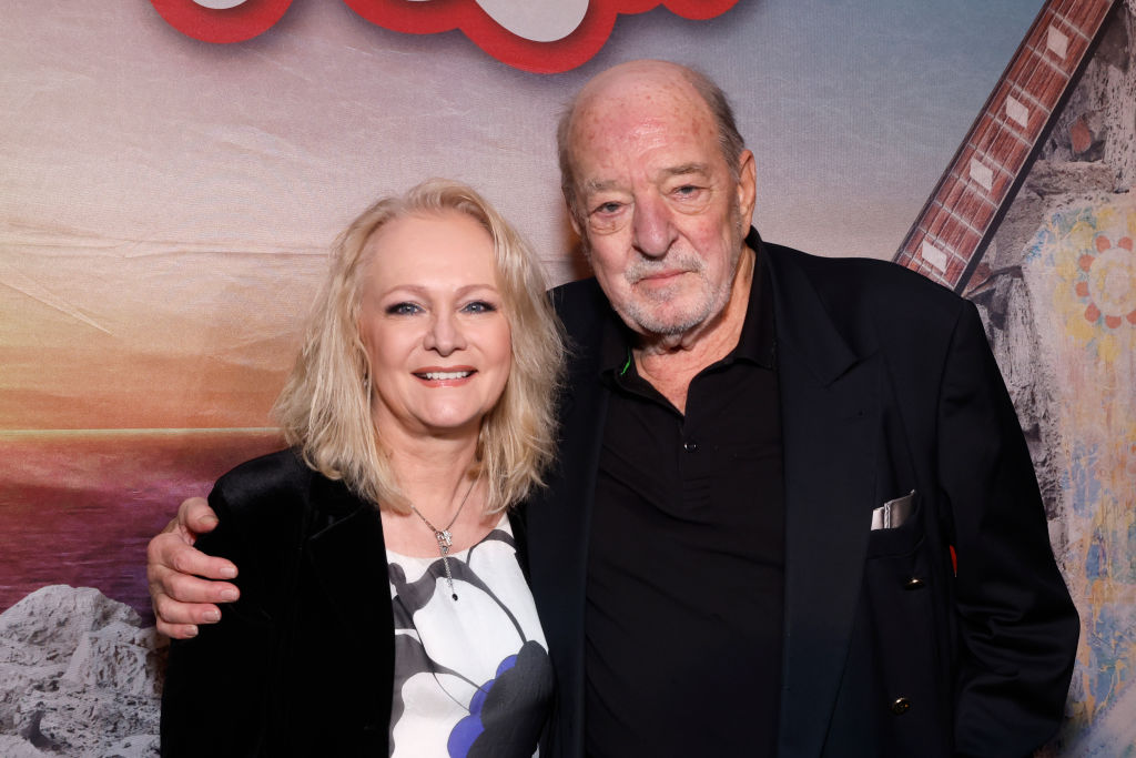 Nicole Seibert (L) and Ralph Siegel attend the musical premiere "Ein bisschen Frieden – Summer of Love" by Ralph Siegel at Festspielhaus Neuschwanstein on May 18, 2023 in Fuessen, Germany. | Source: Getty Images