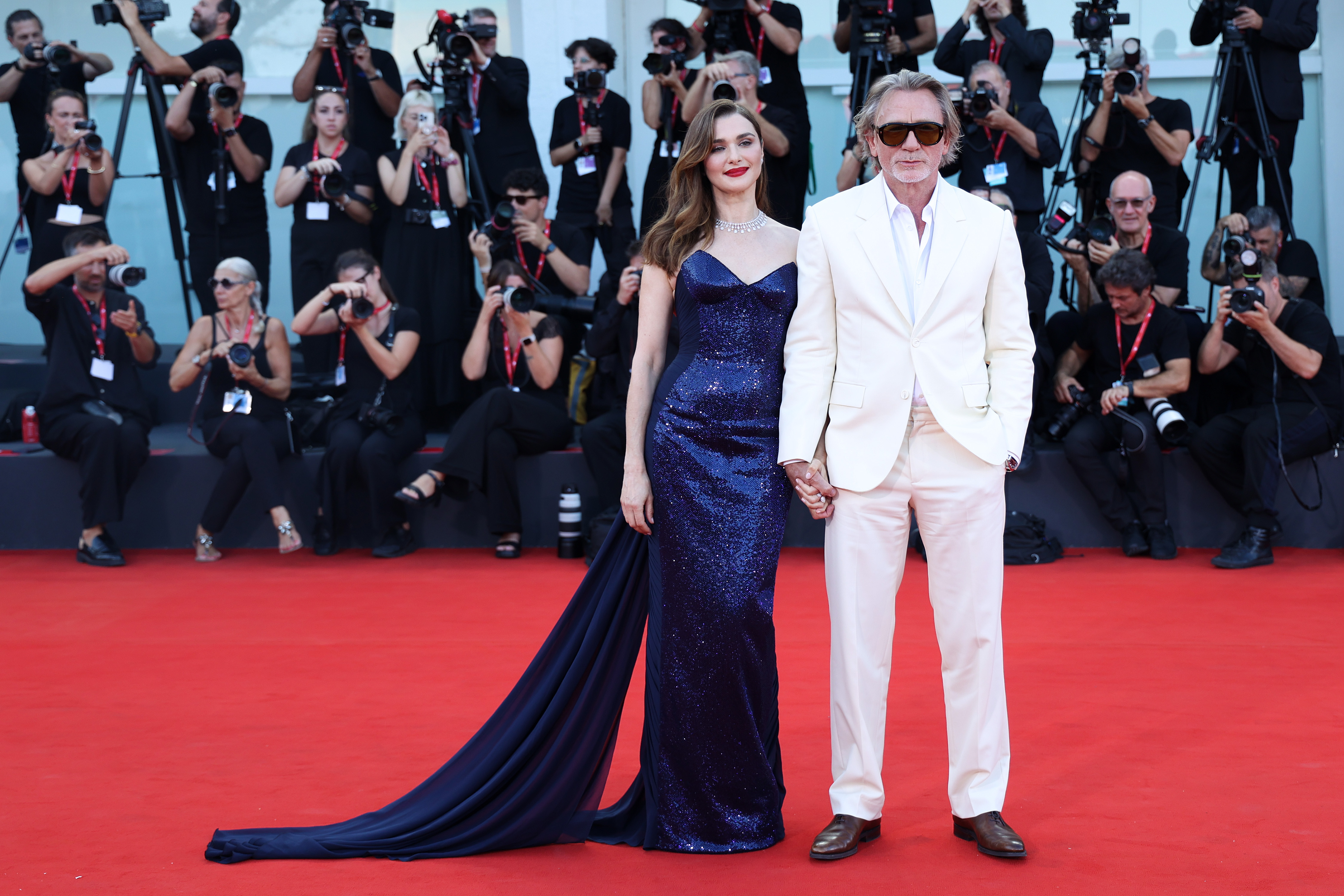 Rachel Weisz und Daniel Craig am 03. September 2024 in Venedig, Italien | Quelle: Getty Images