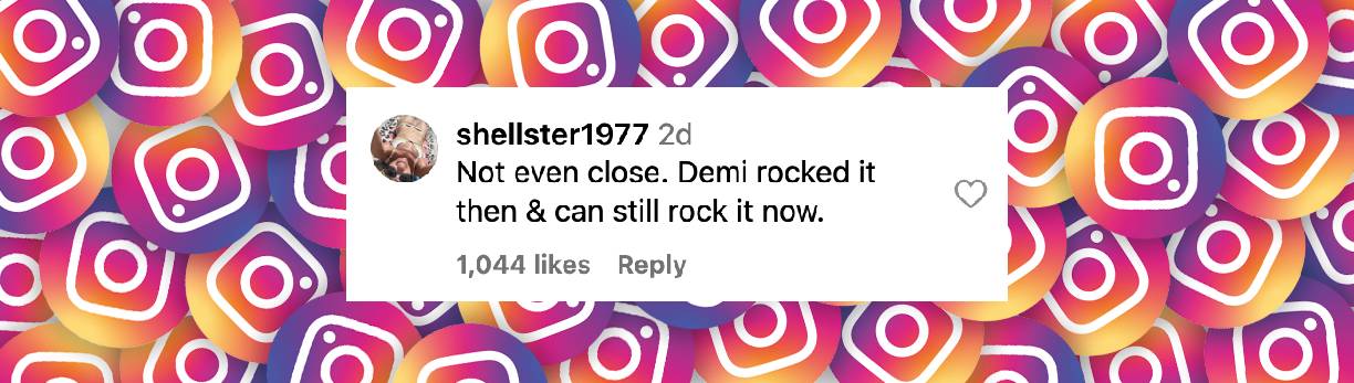 Der Kommentar eines Netizens zu dem Foto von Rumer Willis und Demi Moore, gepostet am 9. März 2025 | Quelle: Instagram/people