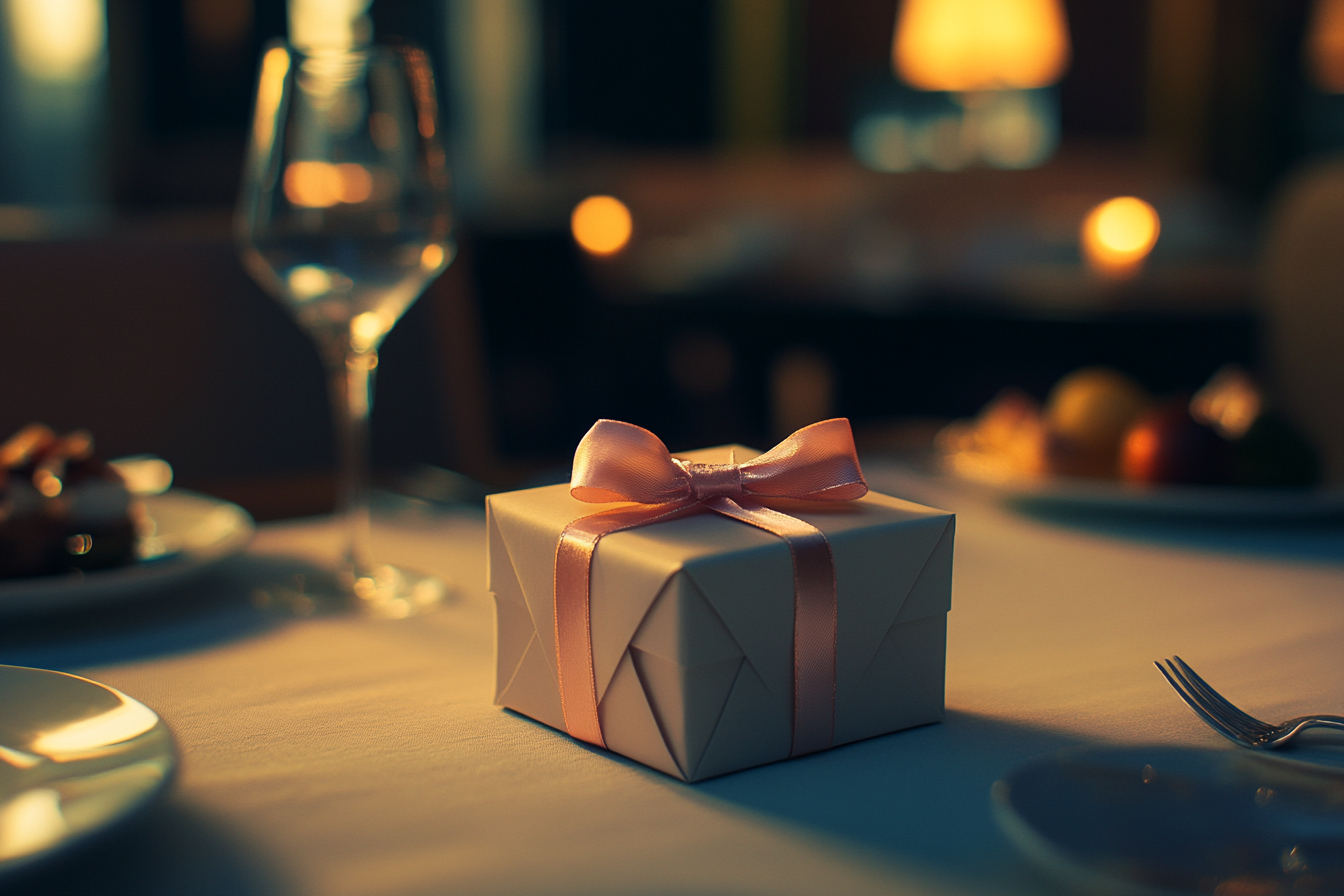 Eine Geschenkbox | Quelle: Midjourney
