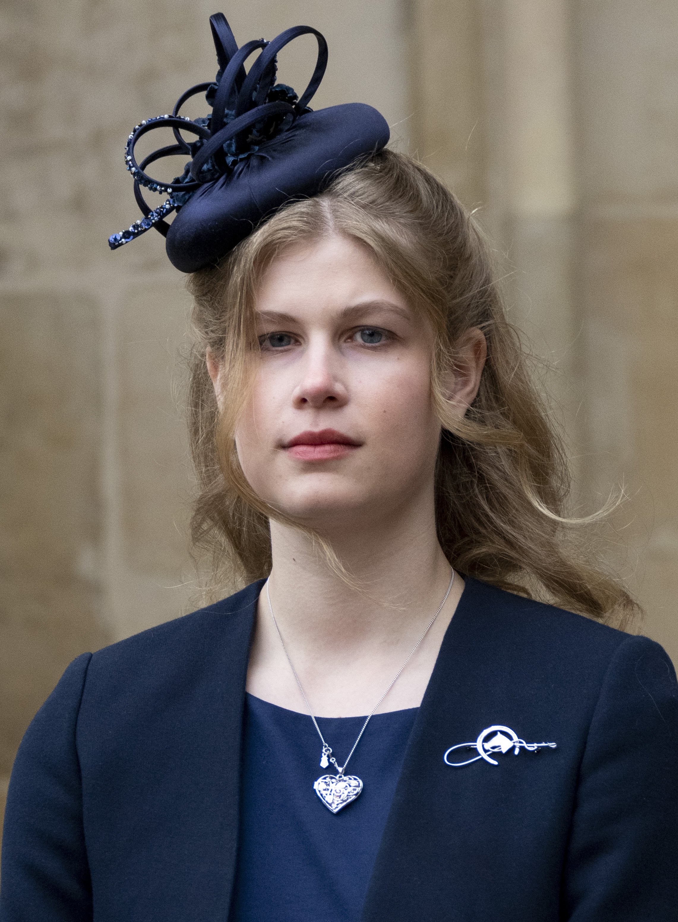 Lady Louise Windsor nimmt am 29. März 2022 in London, England, an einem Gedenkgottesdienst für den Herzog von Edinburgh in der Westminster Abbey teil | Quelle: Getty Images