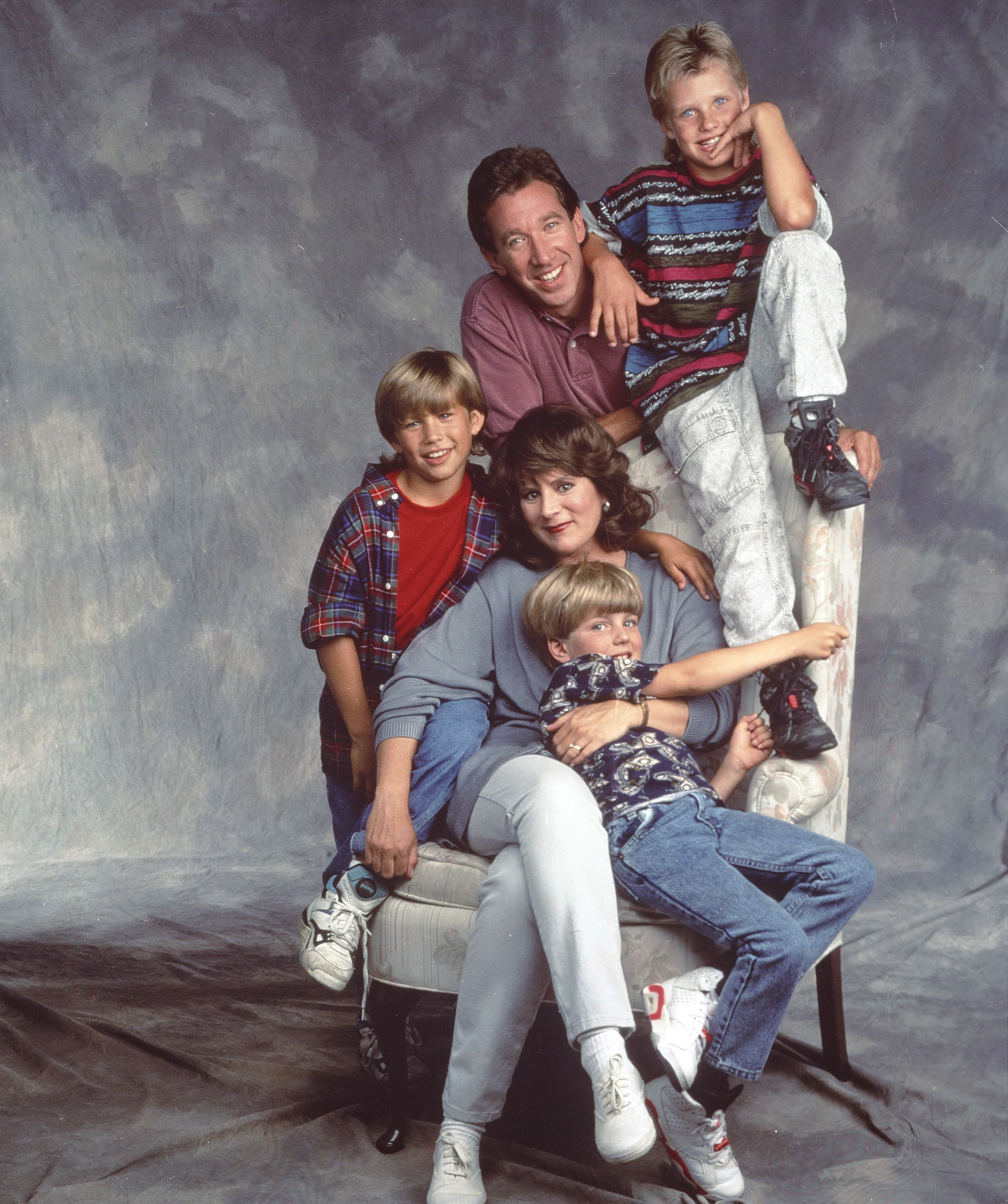 Die Familie Taylor am Set von "Home Improvement" im Jahr 1991 | Quelle: Getty Images