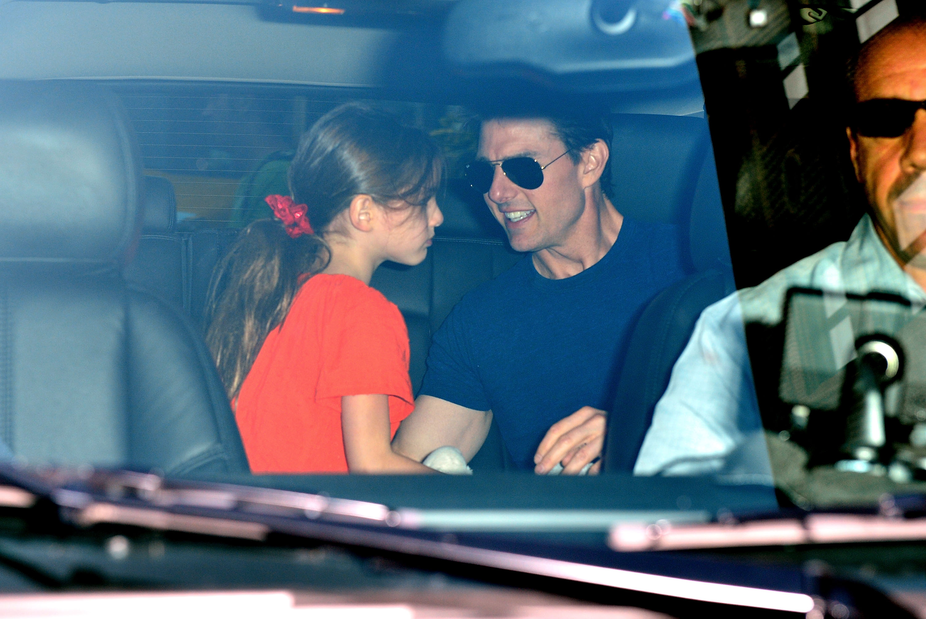 Tom und Suri Cruise wurden am 17. Juli 2012 in New York City gesichtet | Quelle: Getty Images
