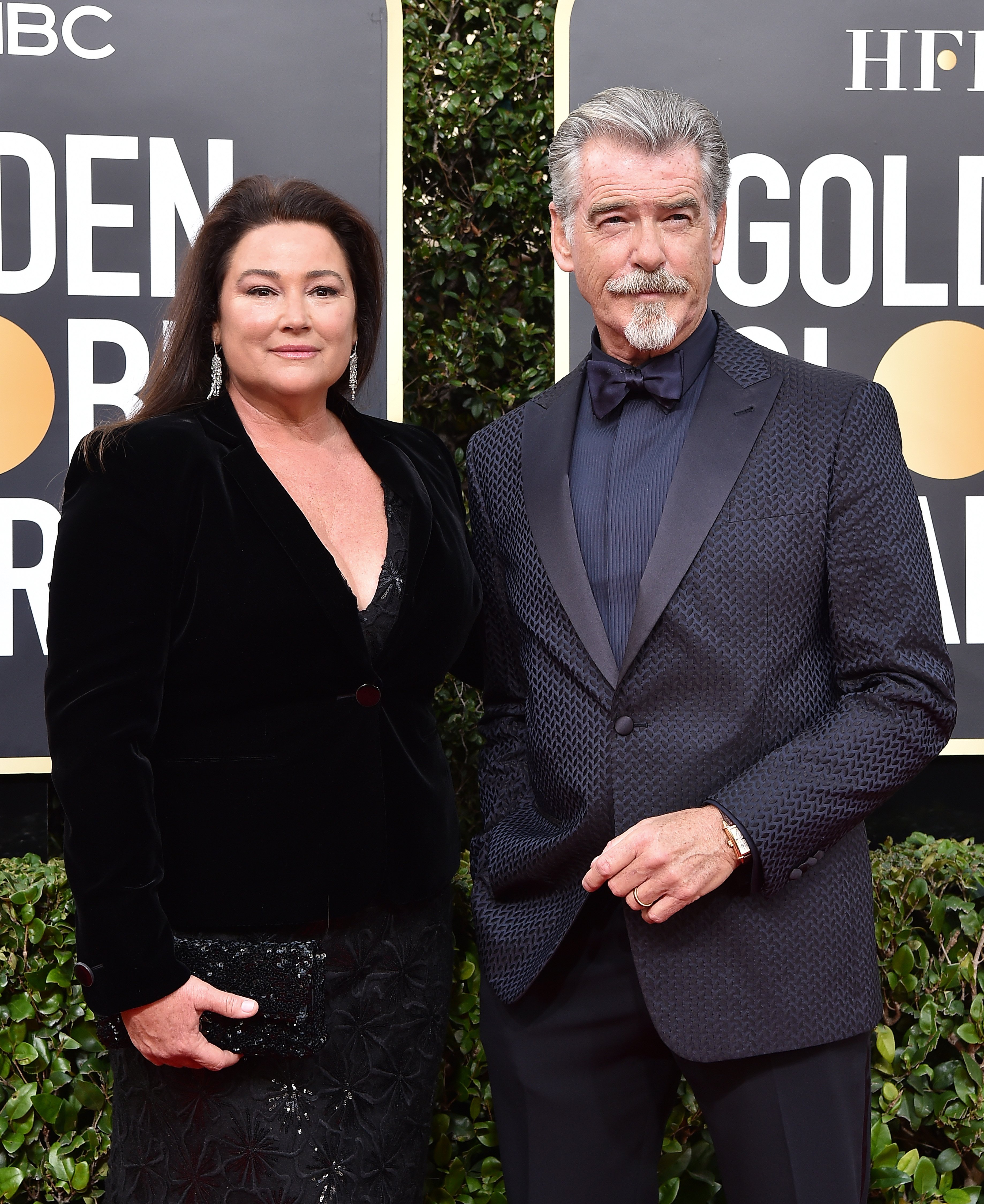 Keely Shaye Smith und Pierce Brosnan bei der 77. Verleihung der Golden Globes, die am 5. Januar 2020 im Beverly Hilton Hotel in Beverly Hills, Kalifornien, stattfand. | Quelle: Getty Images