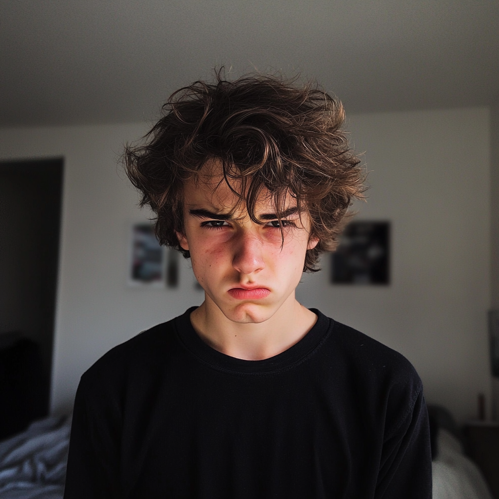 Ein aufgebrachter Teenager | Quelle: Midjourney