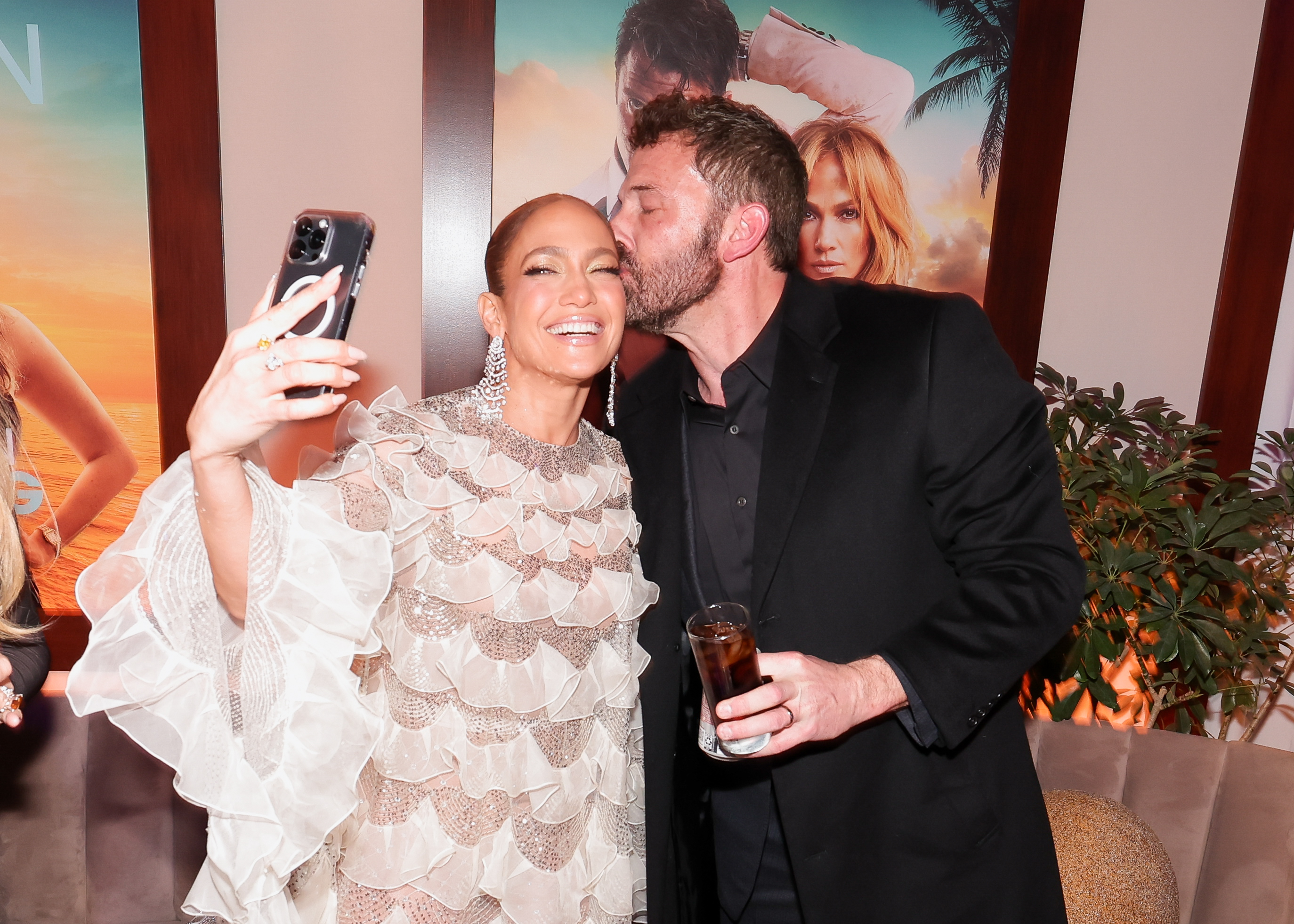 Jennifer Lopez und Ben Affleck bei der Premiere von "Shotgun Wedding" im TCL Chinese Theatre am 18. Januar 2023 in Los Angeles, Kalifornien | Quelle: Getty Images