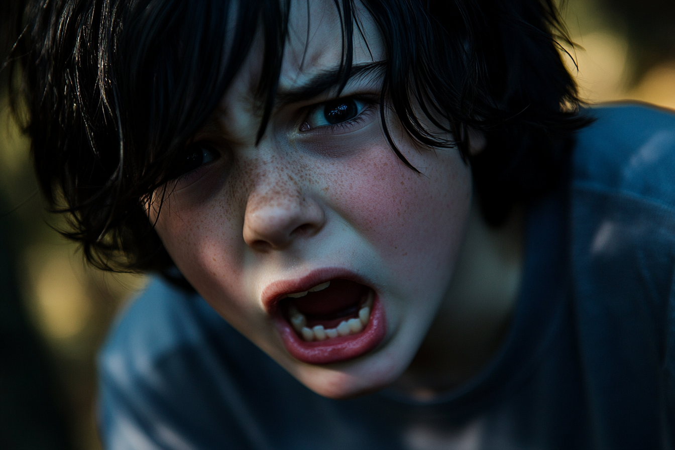 Ein emotionaler Teenager, der schreit | Quelle: Midjourney