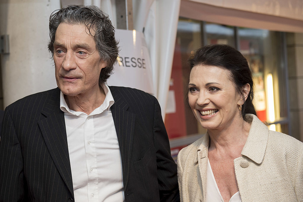 Die Schauspieler Winfried Glatzeder und Iris Berben (rechts) besuchen am 12. Mai 2013 in Berlin die Vorführung des Films „Die Legende von Paul und Paula“ aus dem Jahr 1973 im Kino Filmkunst 66. | Quelle: Getty Images