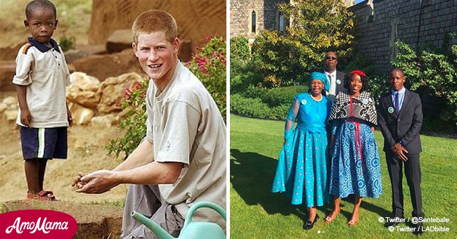 Vor 14 Jahren freundete sich Prinz Harry mit einem Waisenkind aus Afrika an und lud ihn zu seiner Hochzeit ein