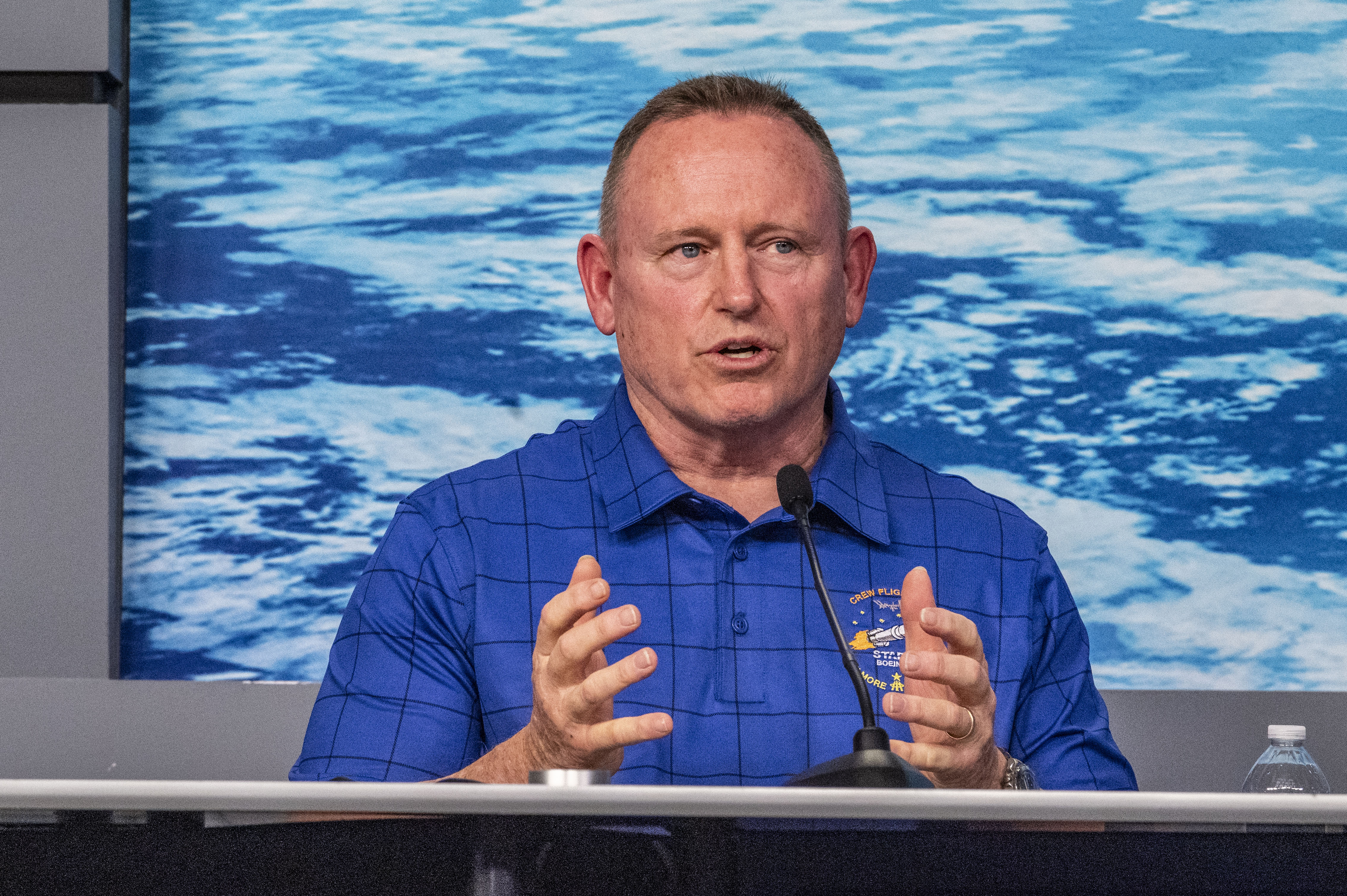 Barry „Butch“ Wilmore antwortet auf Fragen während einer Pressekonferenz am 22. März 2025 | Quelle: Getty Images