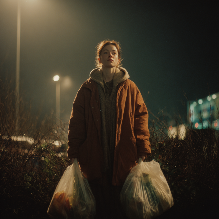 Eine Frau mit Einkaufstüten | Quelle: Midjourney