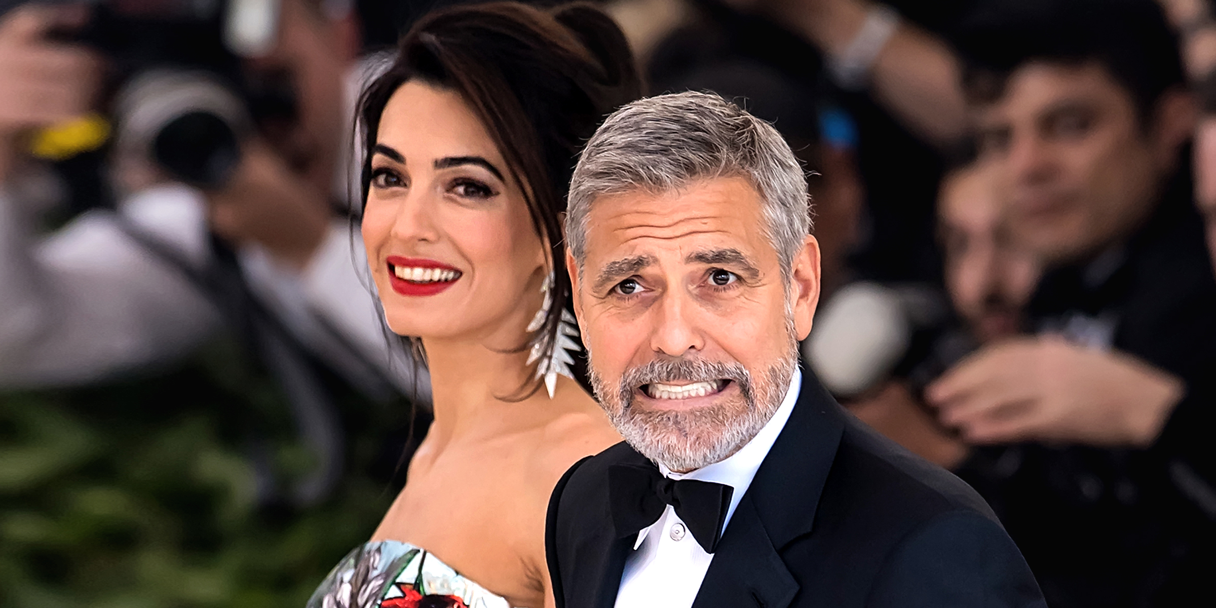 Amal und George Clooney. | Quelle: Getty Images