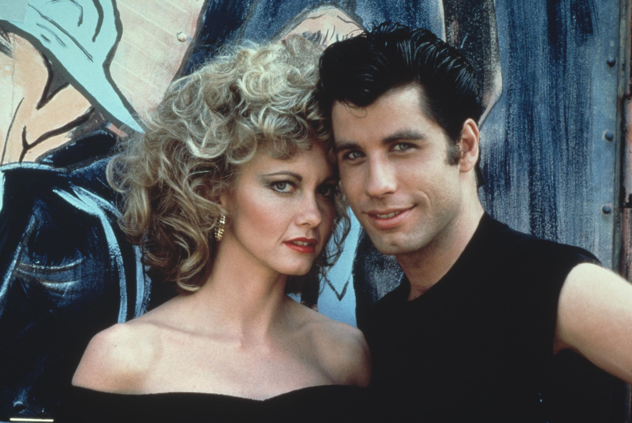 Olivia Newton-John und John Travolta in dem Paramount-Film "Grease", 1978. | Quelle: Getty Images