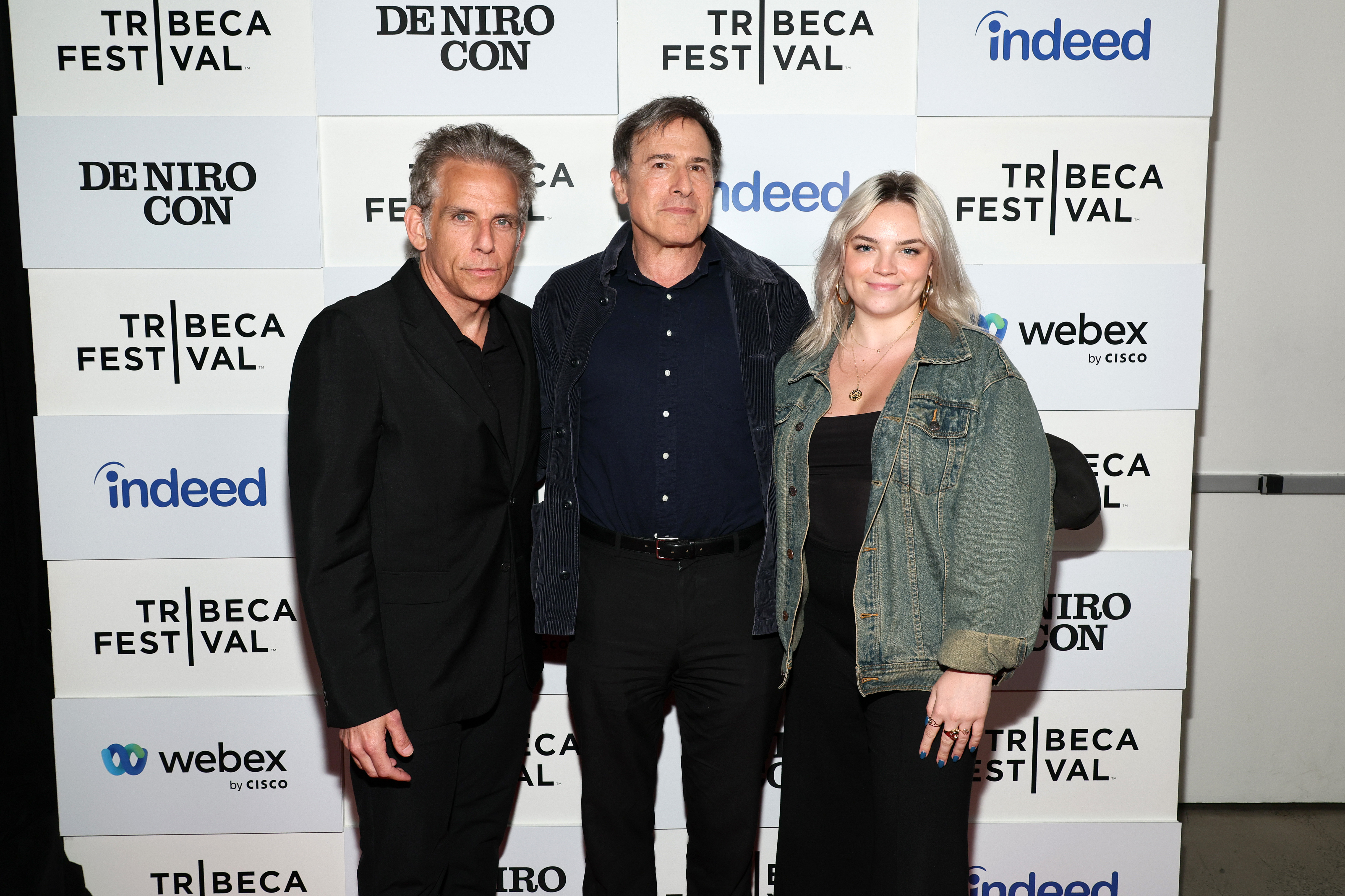 Ben Stiller, David O. Russell und Ella Stiller bei der Vorführung von "Silver Linings Playbook" während des Tribeca Festivals 2024 in den Spring Studios am 14. Juni 2024 in New York City | Quelle: Getty Images