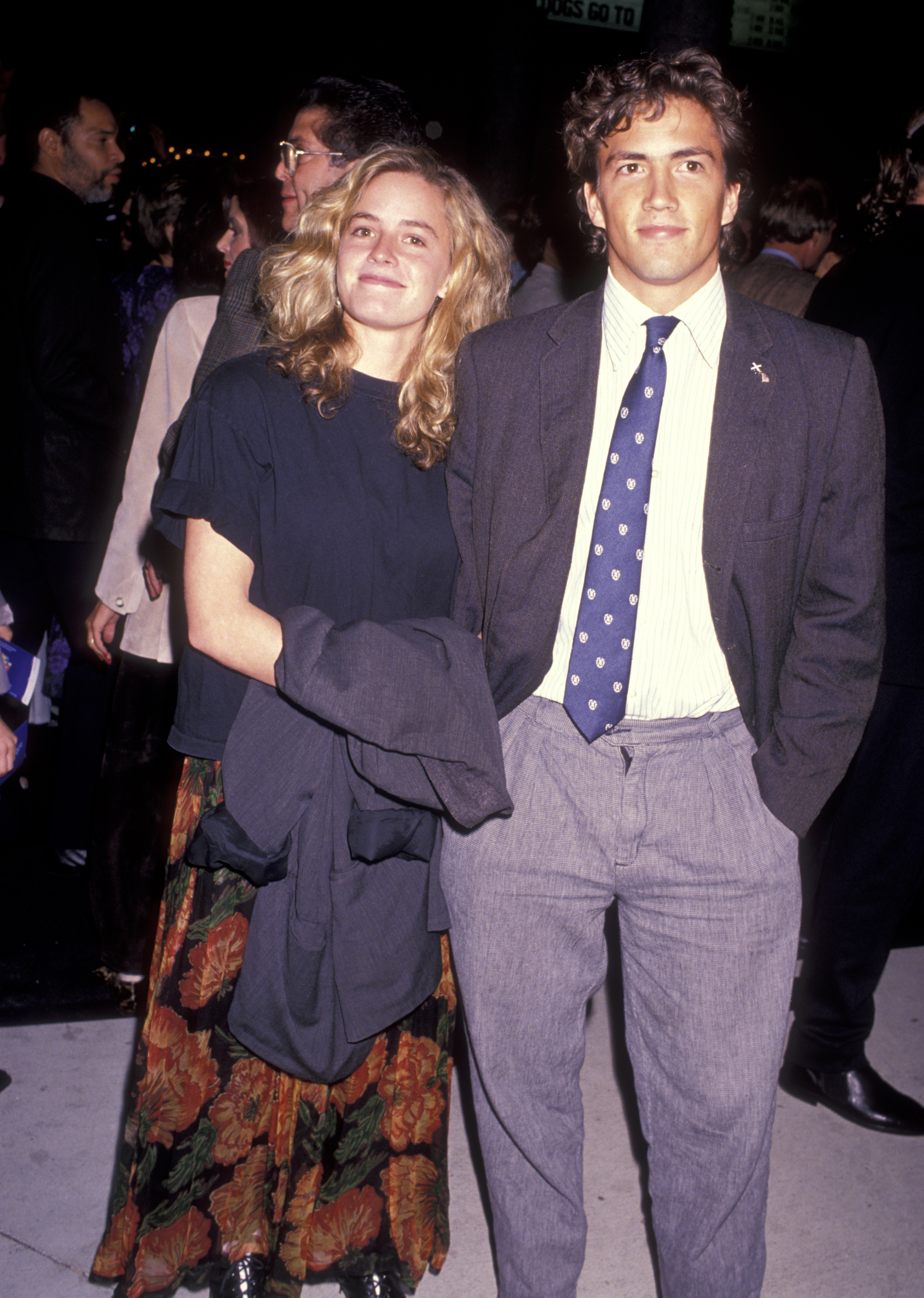 Der Schauspieler wurde zusammen mit seiner Schwester bei der Premiere von "Zurück in die Zukunft Teil II" im Jahr 1989 fotografiert: Getty Images