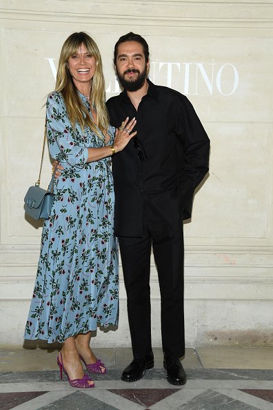 Heidi Klum und Tom Kaulitz, Paris Fashion Week, 2019 | Quelle: Getty Images