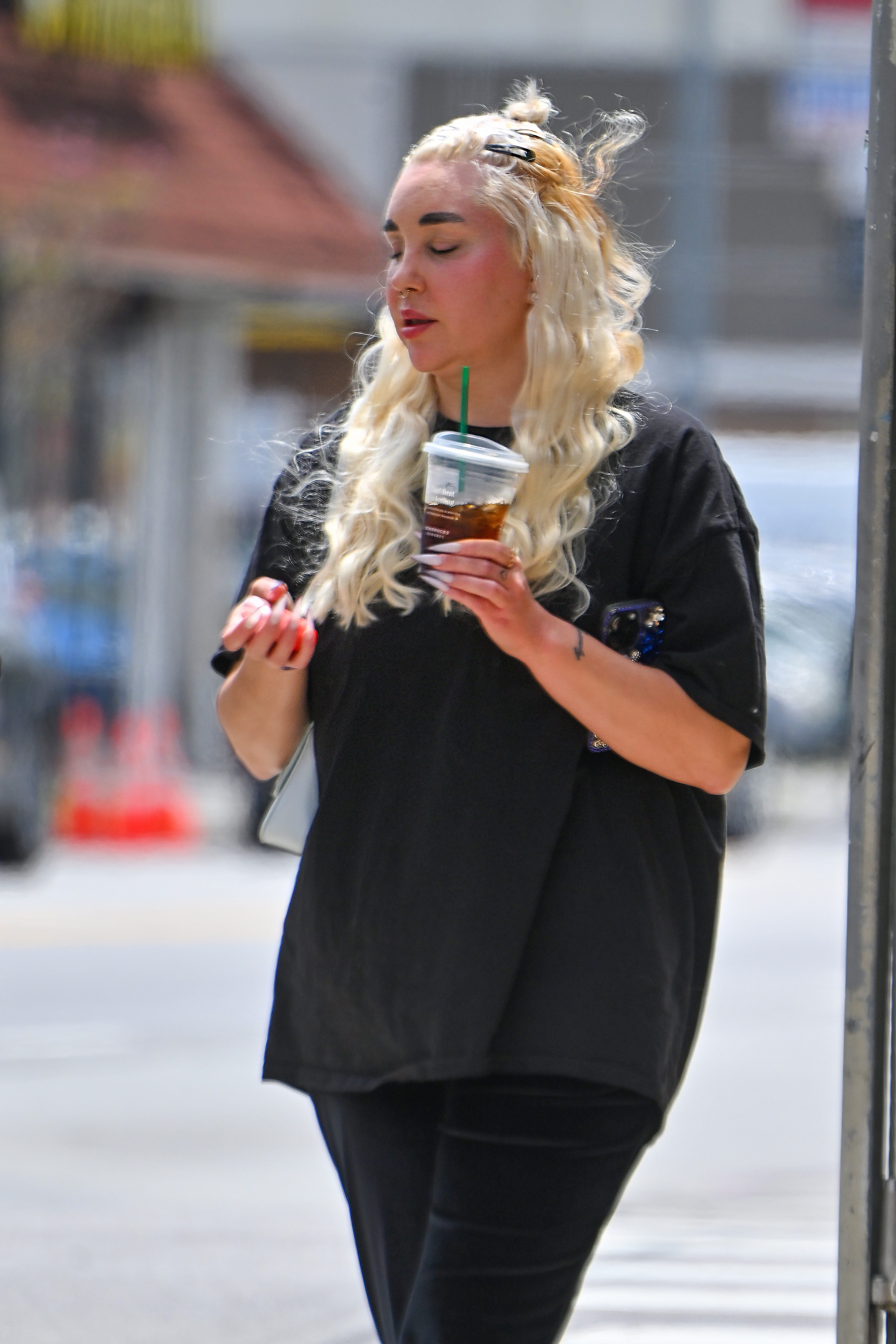 Amanda Bynes, gesehen in Los Angeles, Kalifornien, am 25. April 2024. | Quelle: Getty Images