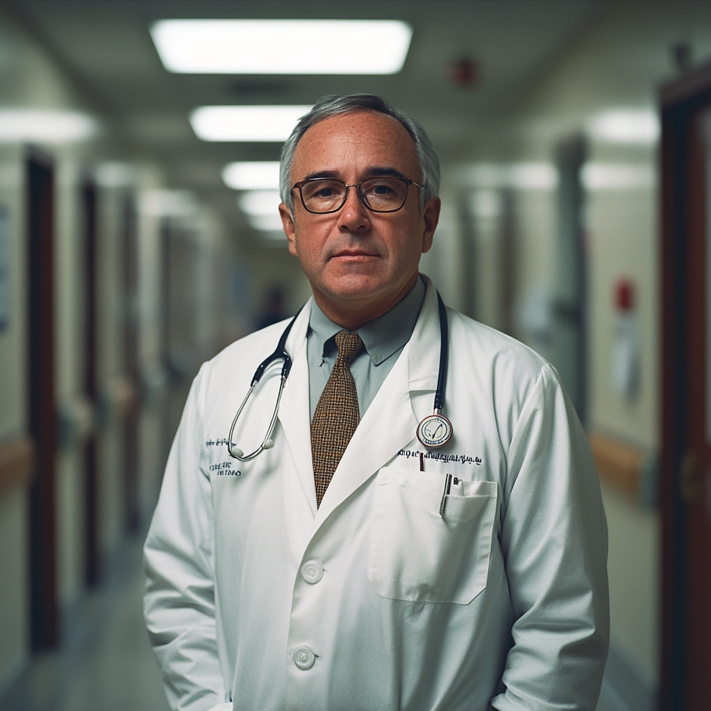 Ein Arzt in einem Krankenhaus | Quelle: Midjourney