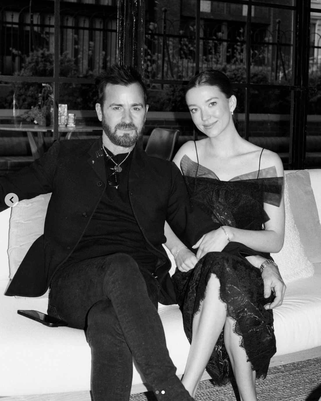 Justin Theroux und Nicole Brydon Bloom bei einem Date | Quelle: instagram/n.brydonbloom