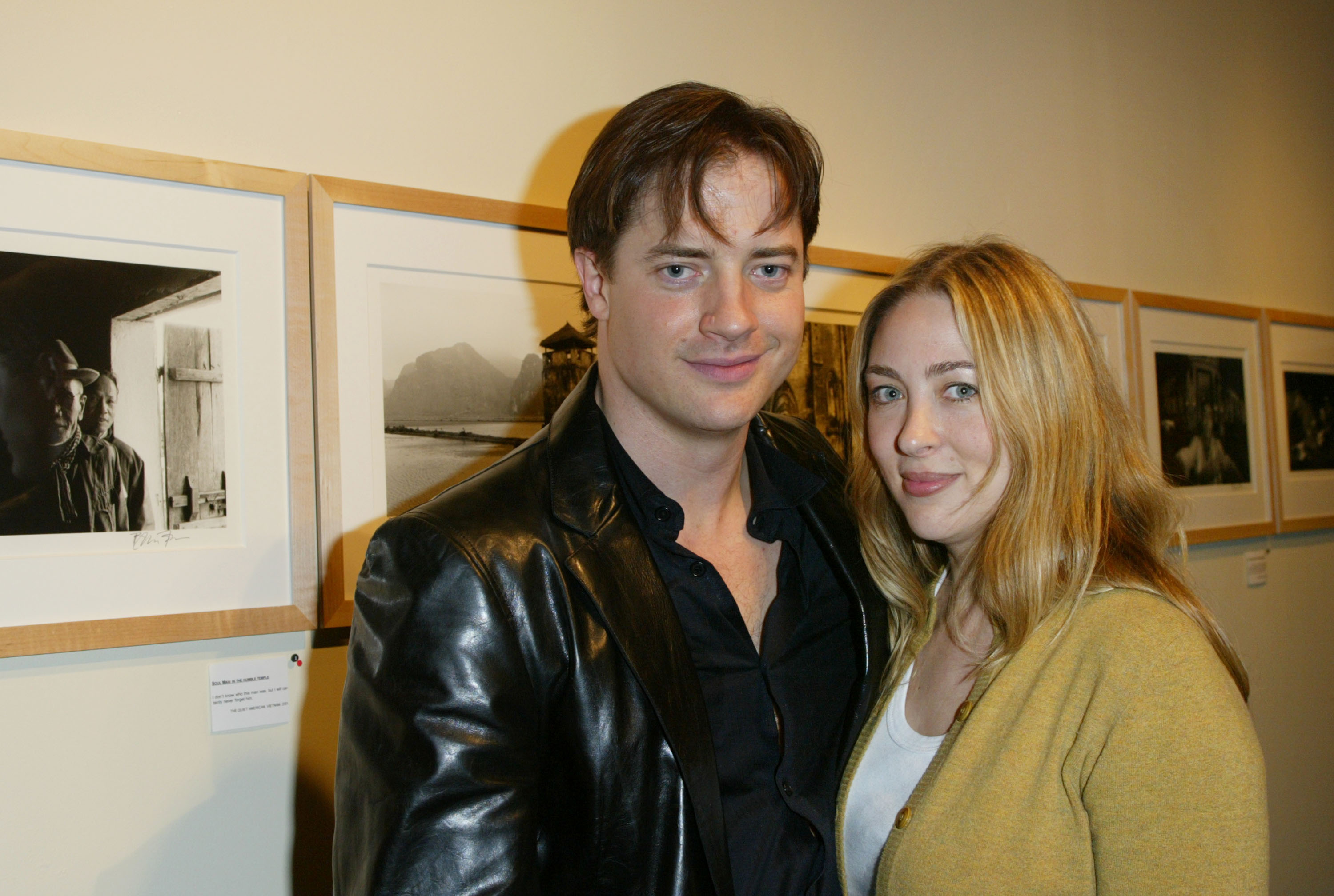Brendan Fraser und Ehefrau Afton Smith in Los Angeles, Kalifornien im Oktober 2003 | Quelle: Getty Images