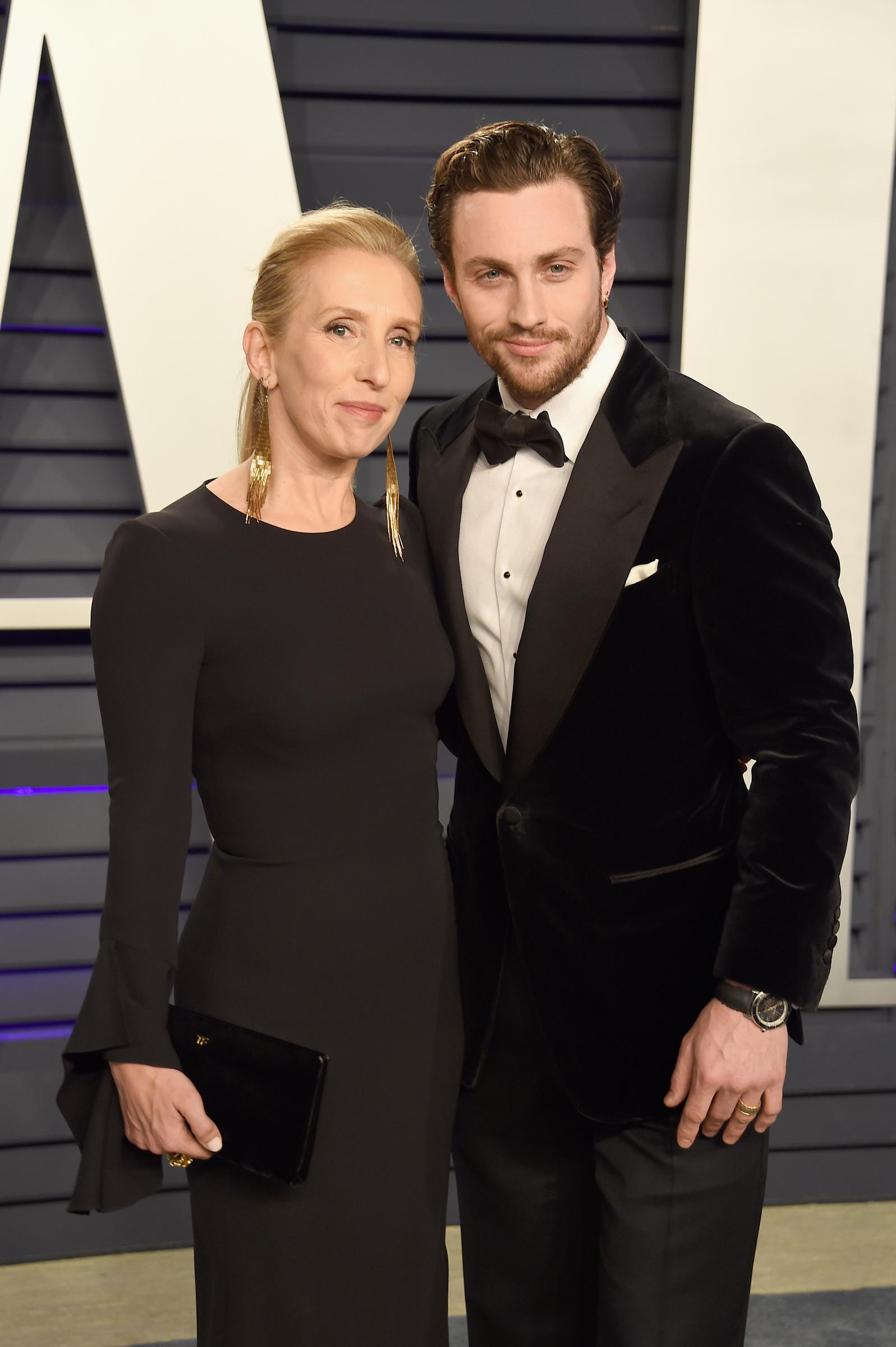 Sam und Aaron Taylor-Johnson auf der Vanity Fair Oscar Party 2019 am 24. Februar in Beverly Hills, Kalifornien. | Quelle: Getty Images