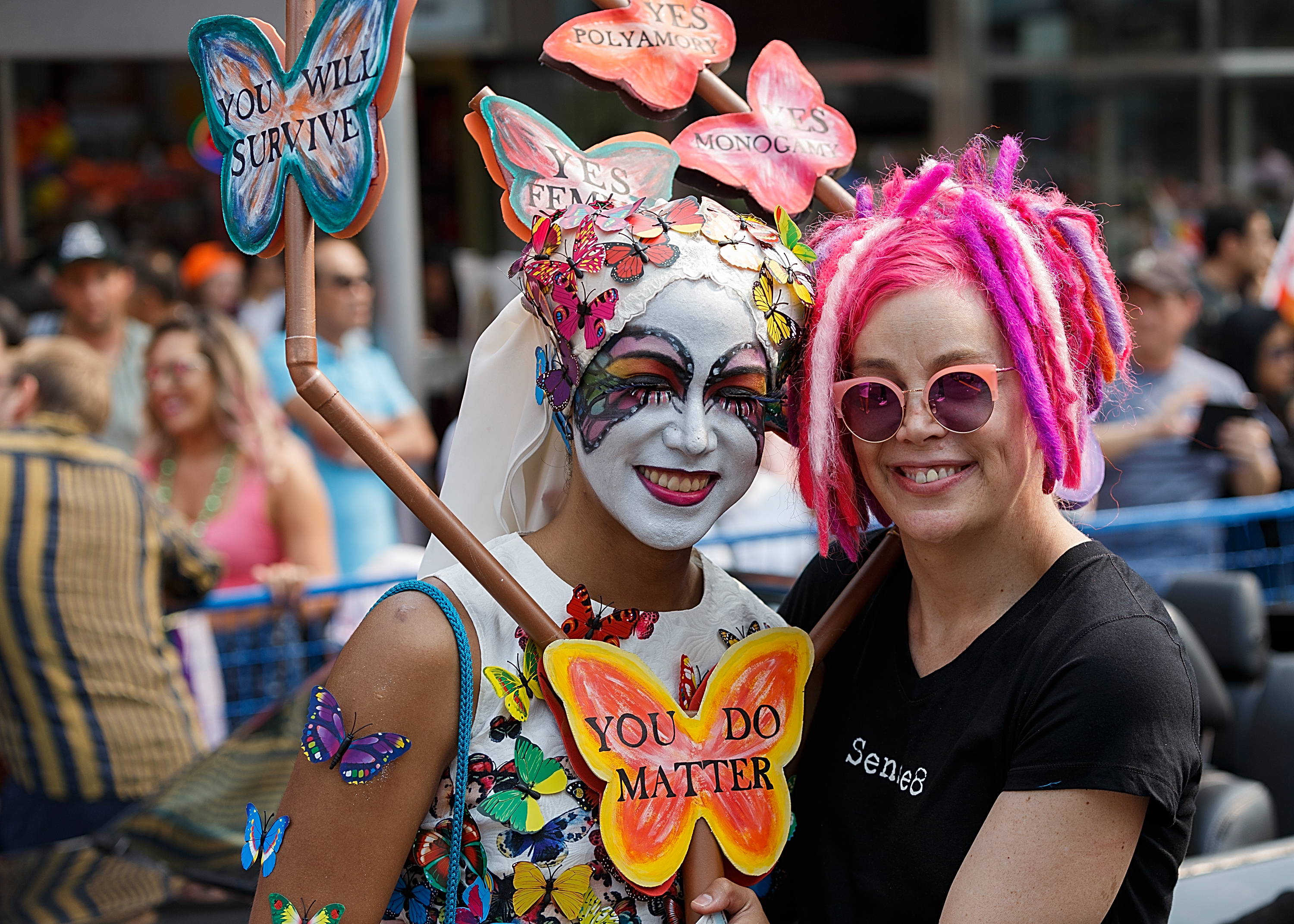 Lana Wachowski besucht die Vancouver Pride Parade am 6. August 2017 in Vancouver, Kanada. | Quelle: Getty Images