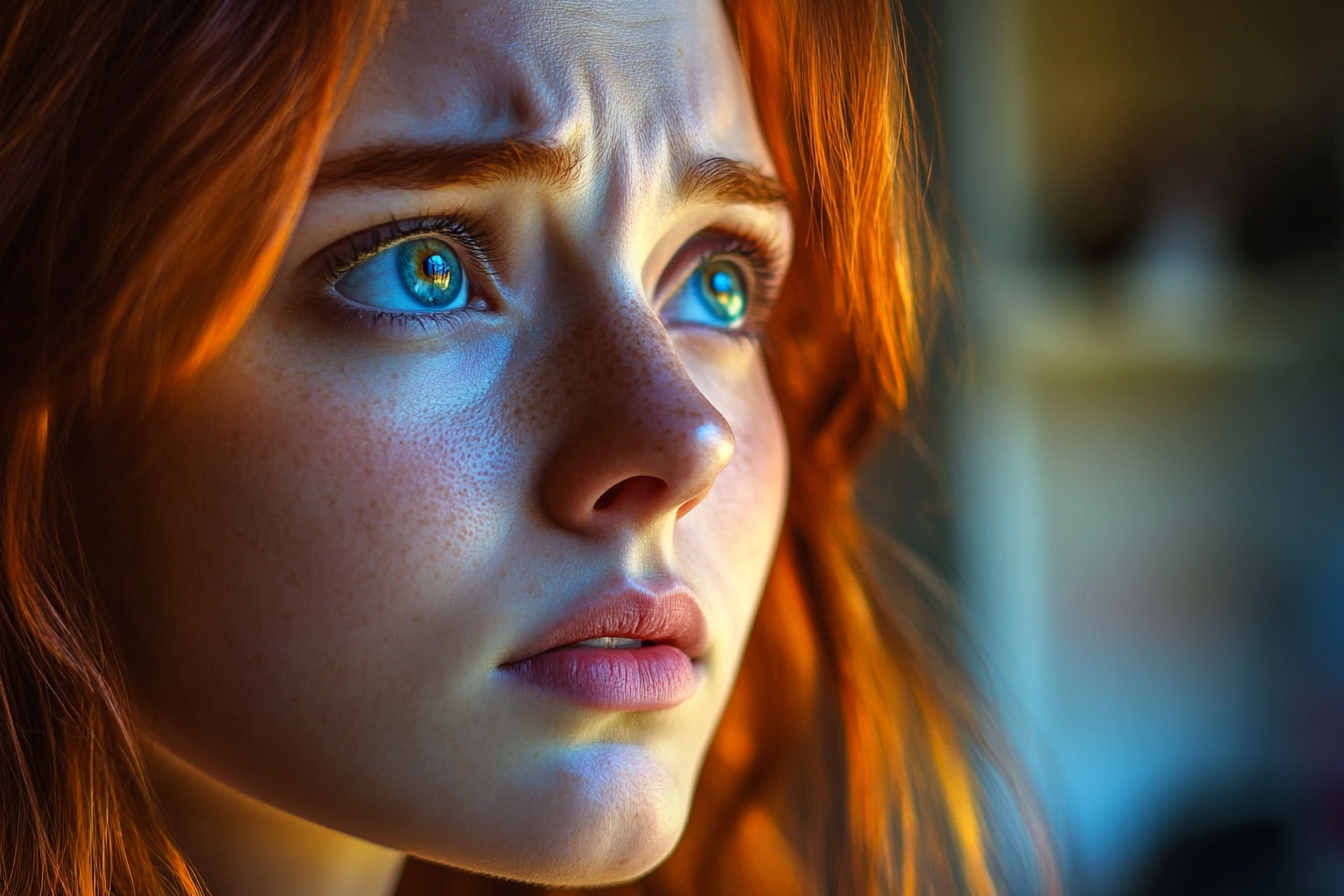 Ein problembelastetes Teenager-Mädchen | Quelle: Midjourney