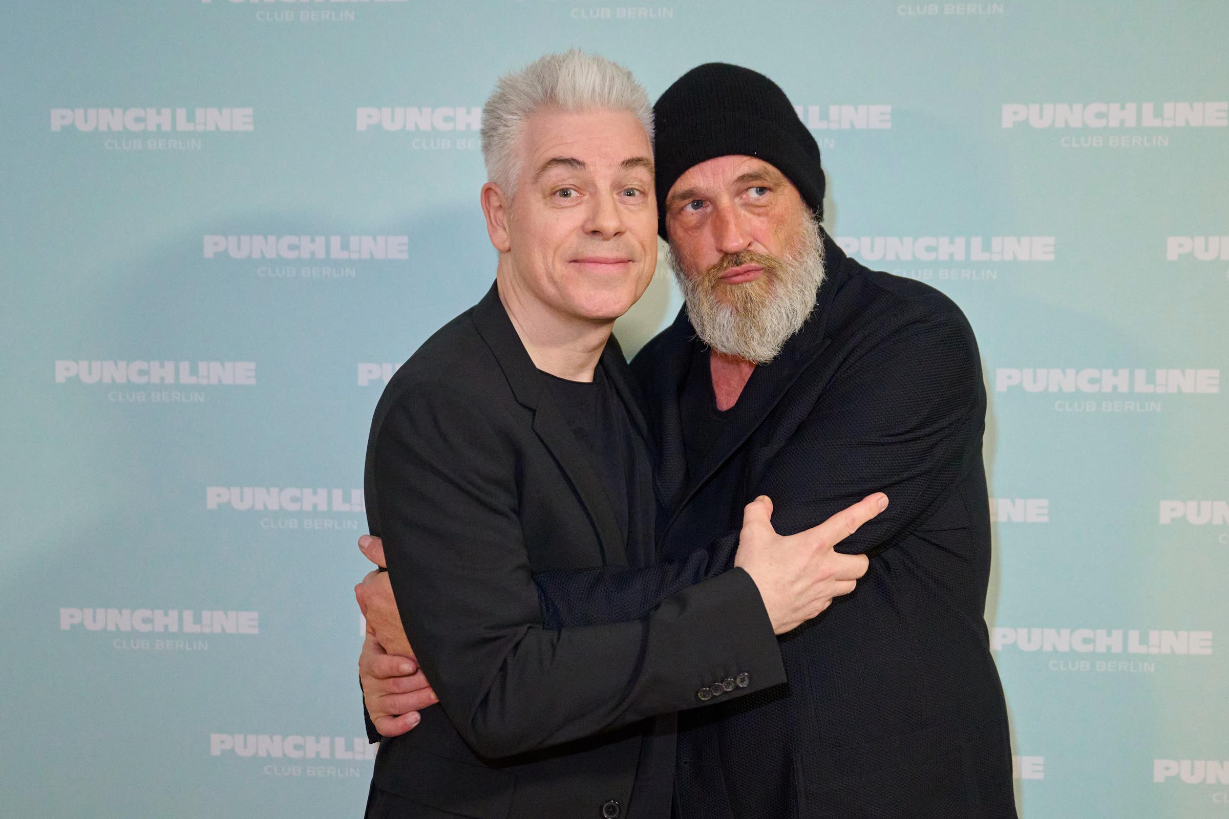 Michael Mittermeier (links) und Torsten Sträter im April 2025 | Quelle: Getty Images