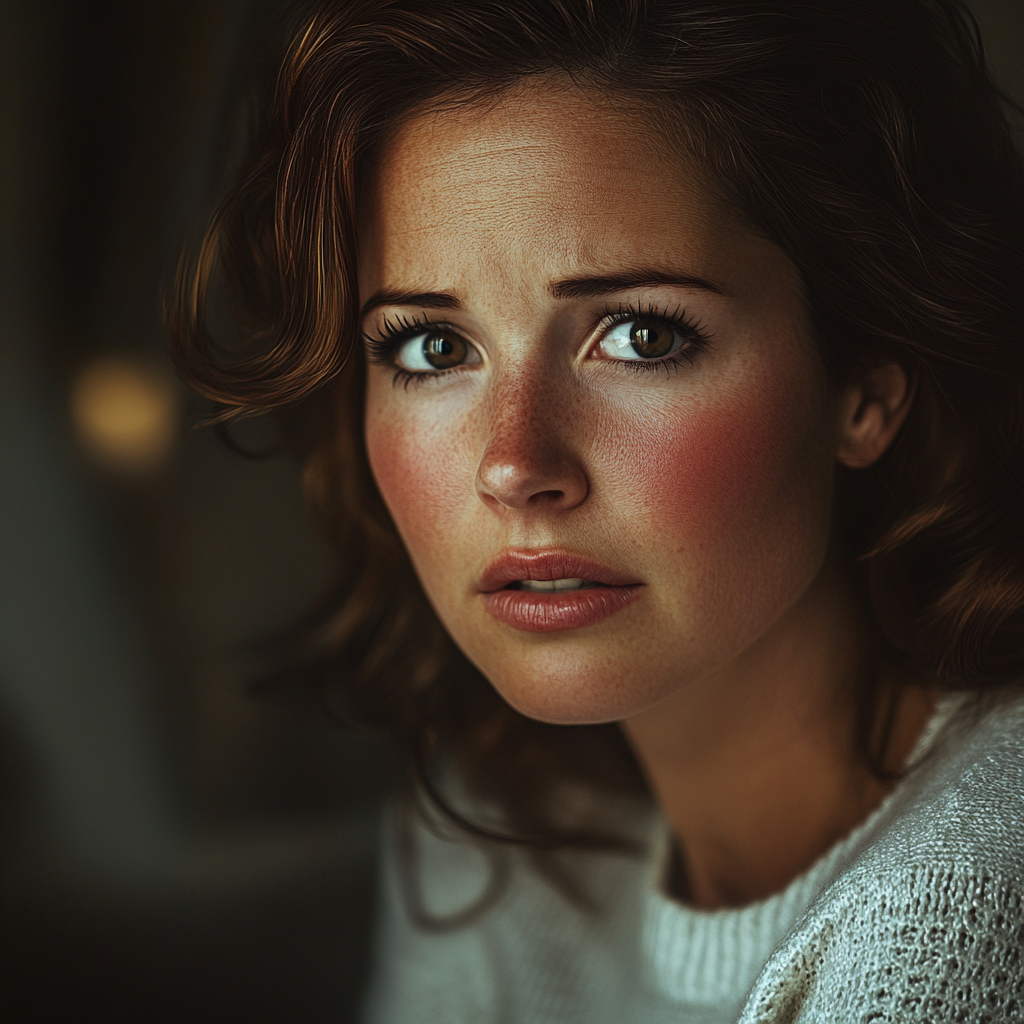 Kobieta ze złamanym sercem | Źródło: Midjourney