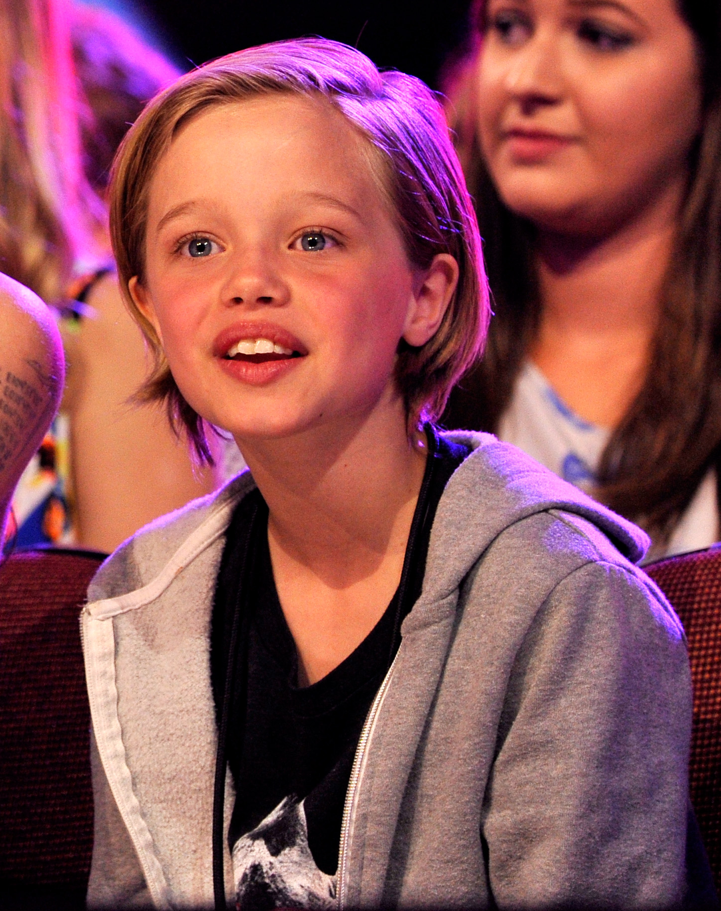 Shiloh Nouvel Jolie-Pitt im Publikum bei den 28. jährlichen Kids’ Choice Awards von Nickelodeon am 28. März 2015 | Quelle: Getty Images