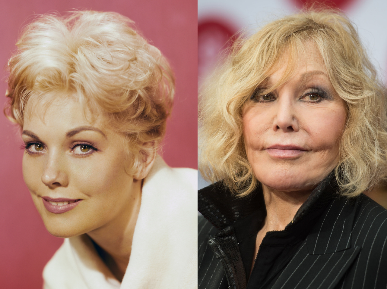 Kim Novak im Jahr 1956 | Kim Novak im Jahr 2014