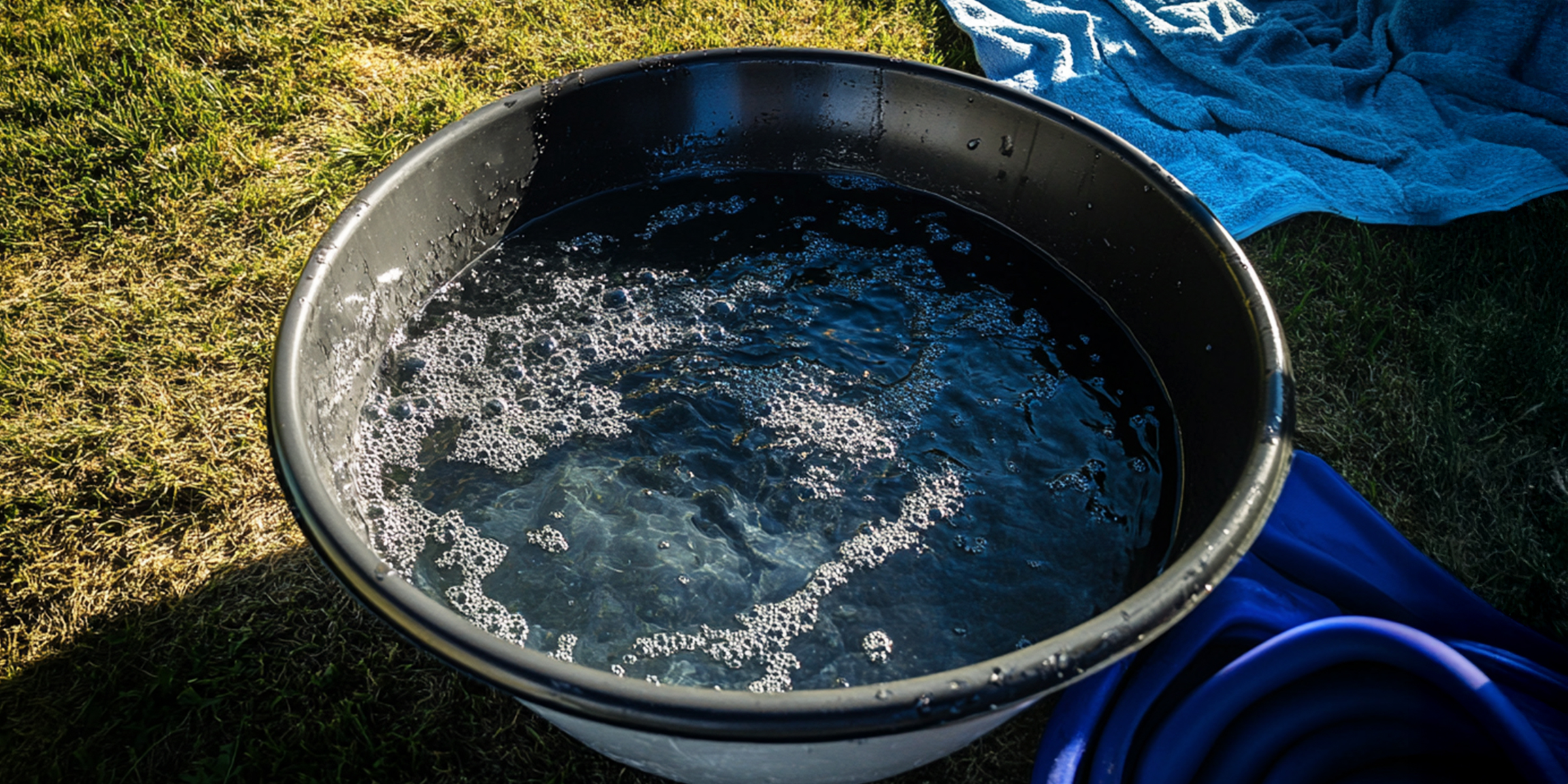 Ein mit Seifenwasser gefülltes Waschbecken | Quelle: The Celebritist