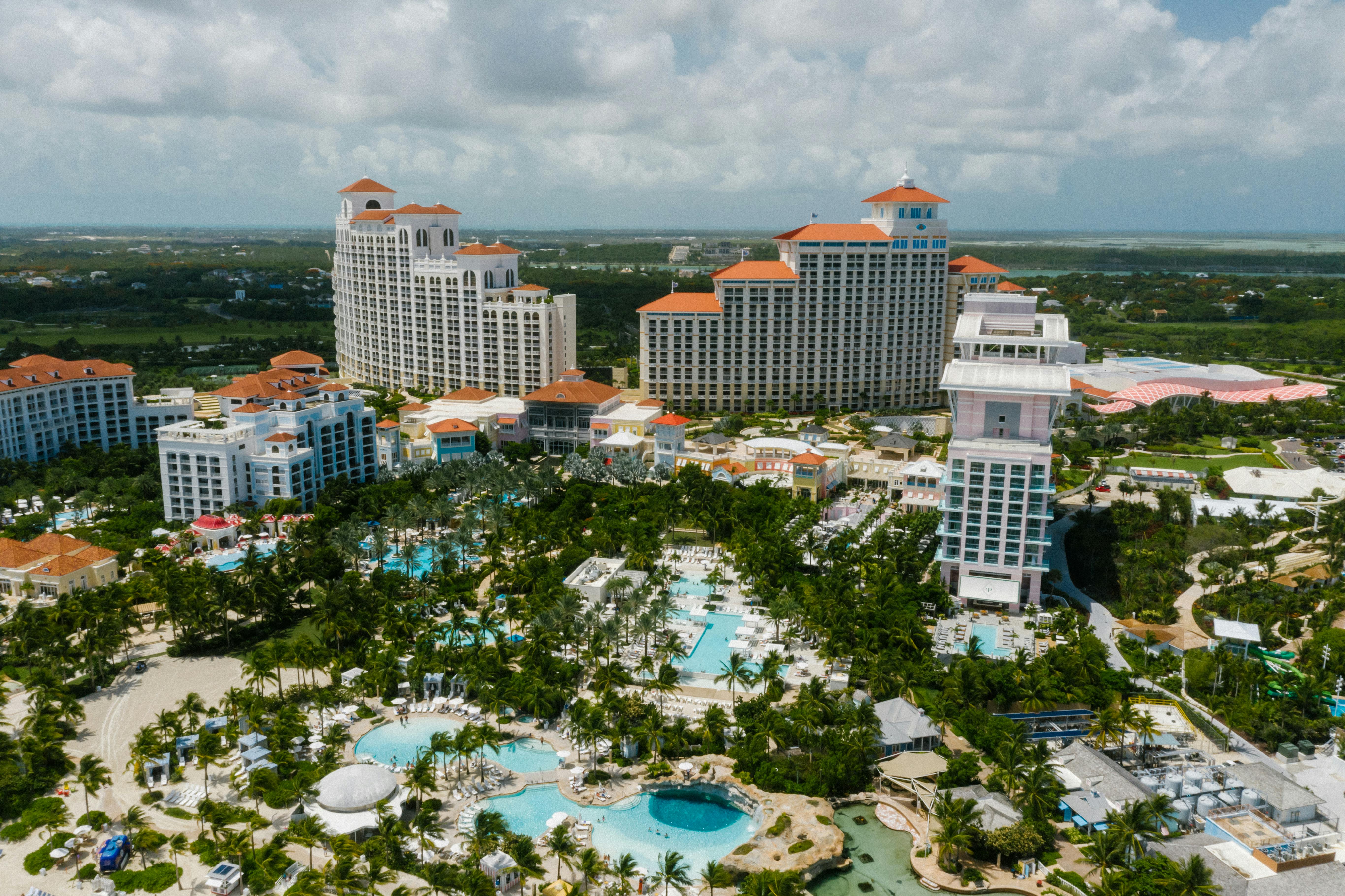 Eine Luftaufnahme des Baha Mar Resorts auf den Bahamas | Quelle: Pexels