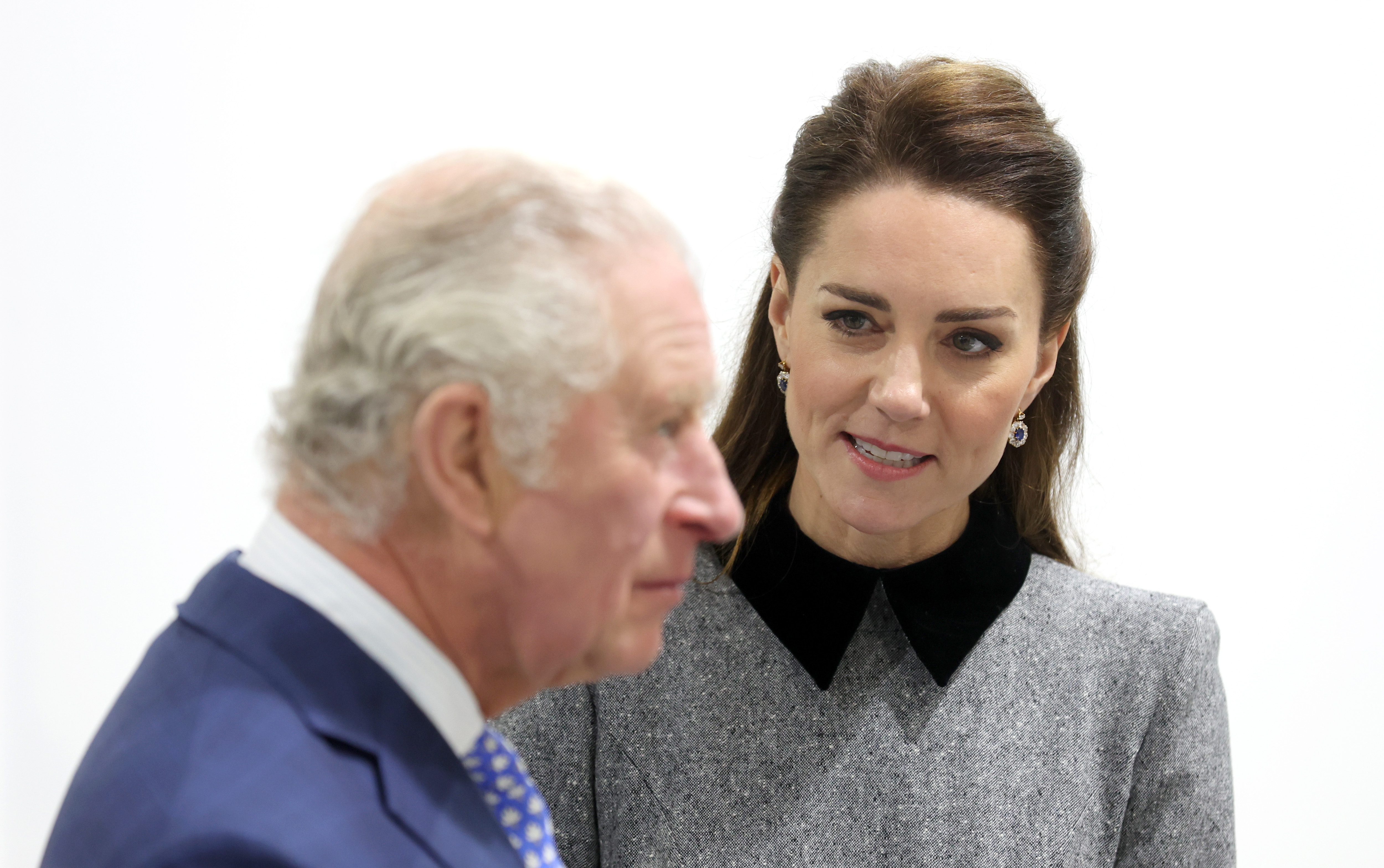 Prinzessin Catherine und König Charles III. besuchen die Prince's Foundation in London am 3. Februar 2022 | Quelle: Getty Images