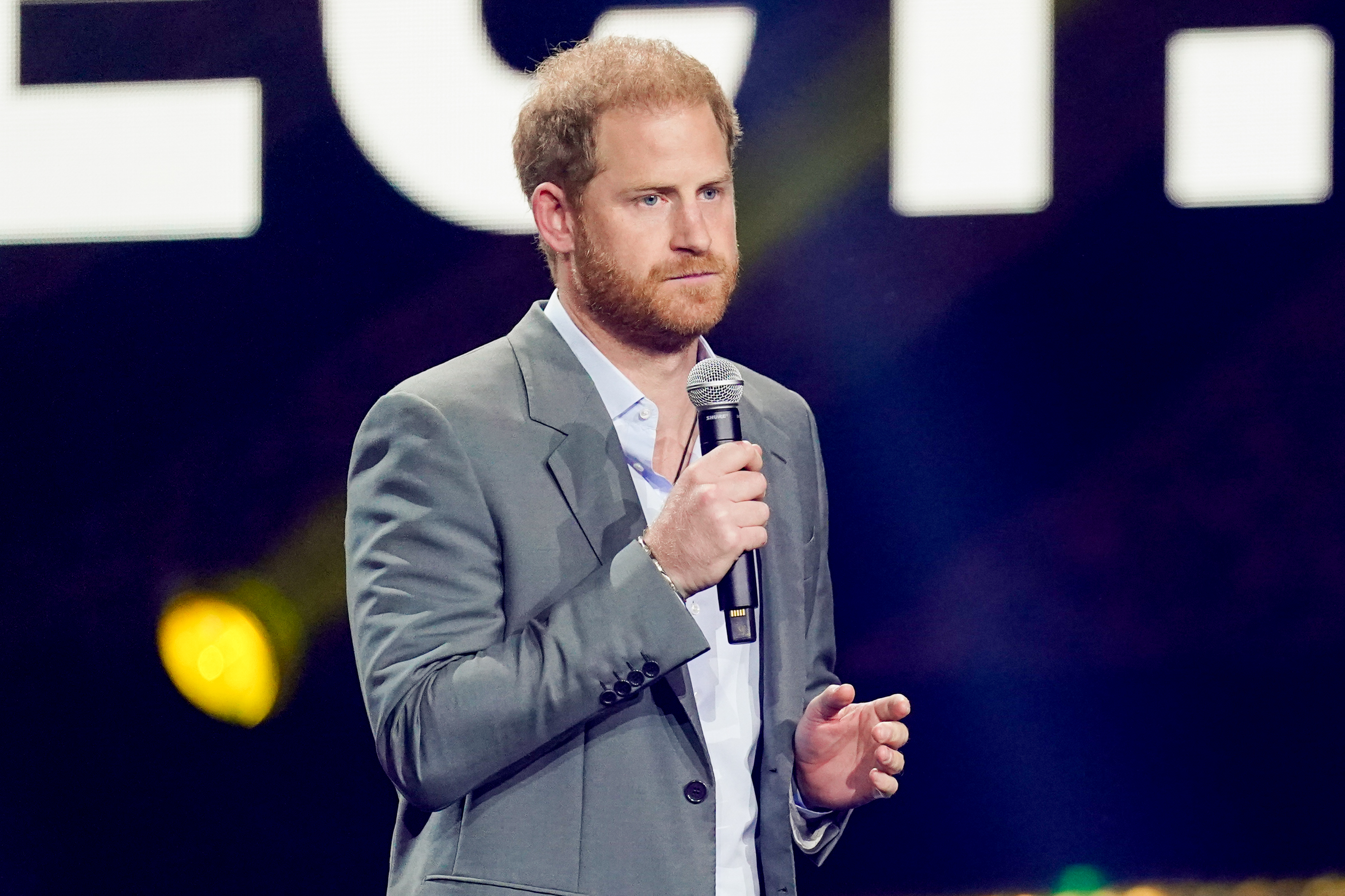 Prinz Harry während der Eröffnungsfeier der Invictus Games 2023 am 9. September 2023 in Düsseldorf, Deutschland. | Quelle: Getty Images