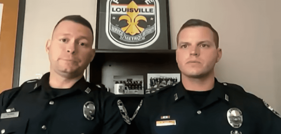 Louisville, Kentucky Polizisten sprechen über die Entführung und Rettung eines 6-jährigen Mädchens. | Quelle: Youtube.com/Inside Edition