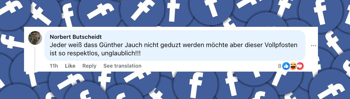 Fan-Kommentare bei Facebook | Quelle: facebook.com/share/p/1E9bD9icmr/