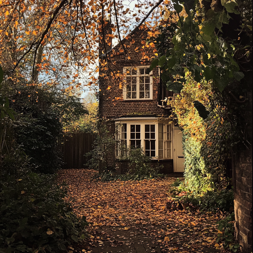 Ein Garten im Herbst | Quelle: Midjourney