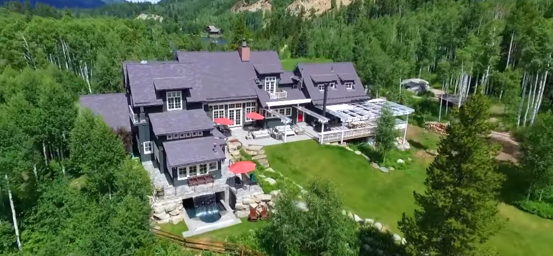 Kevin Costners Anwesen in Aspen, Colorado. | Quelle: Youtube/CNBCMakeIt