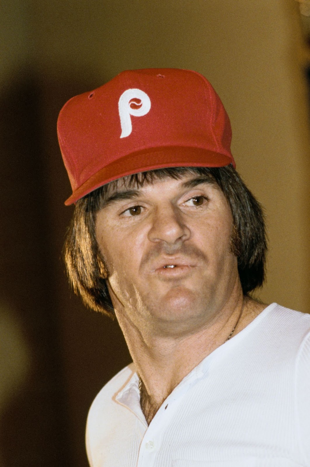 Pete Rose bei einer Pressekonferenz in Orlando, Florida, am 5. Dezember 1978. | Quelle: Getty Images