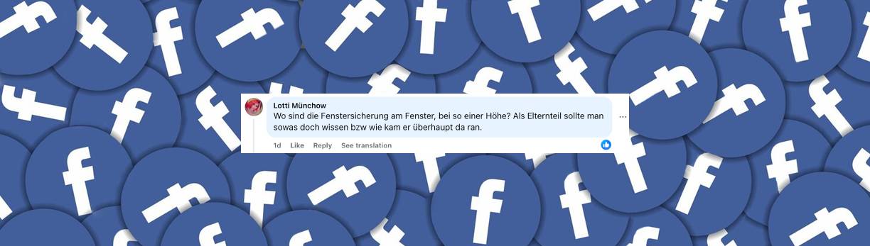 Nutzer-Kommentar zu der Tragödie | Quelle: Facebook/Polizeireport Berlin Brandenburg