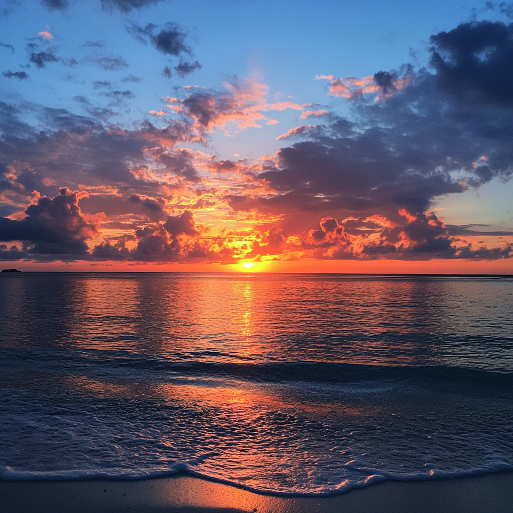 Ein wunderschöner Sonnenuntergang | Quelle: Midjourney