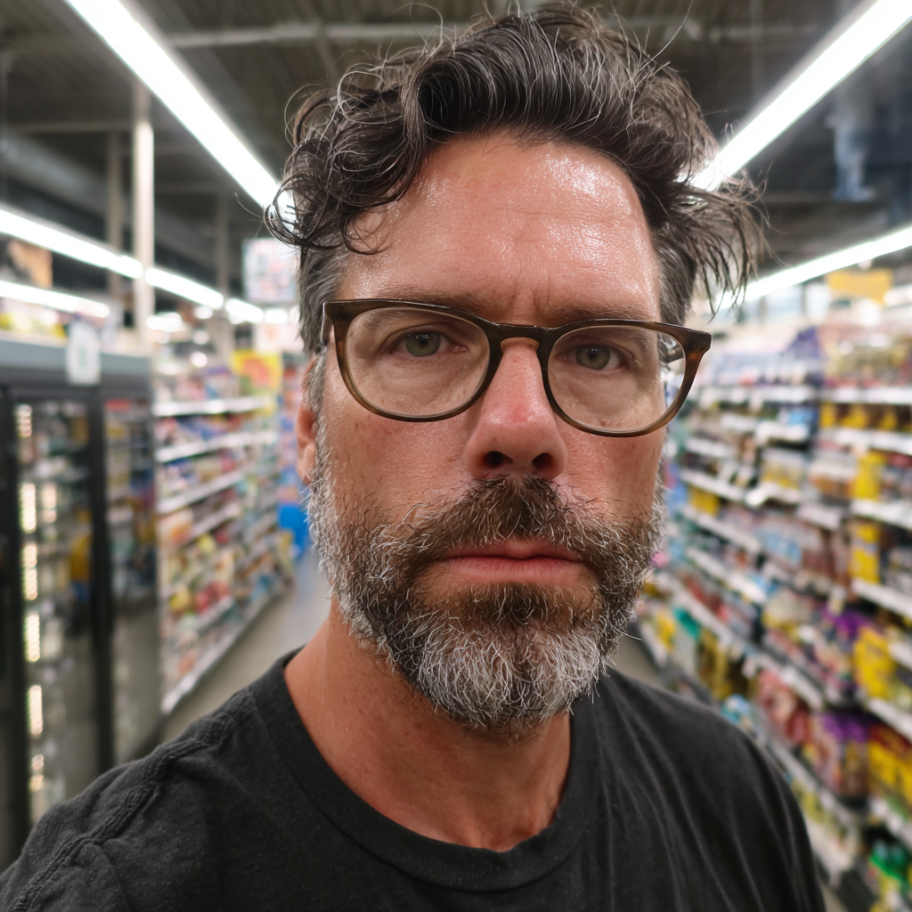 Zbliżenie zmęczonego mężczyzny | Źródło: Midjourney